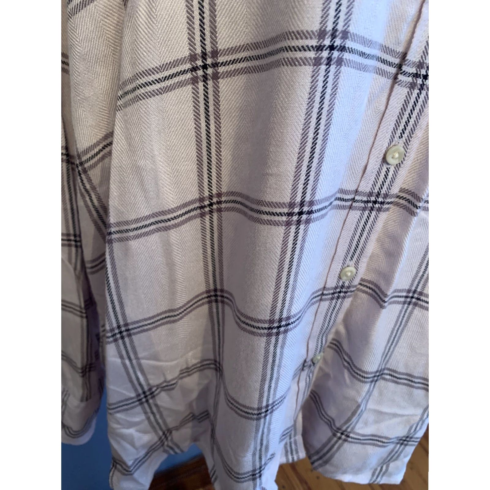 Eddie Bauer Eddie Bauer Shirt Women 2XL Pink Plaid Button Up Lightweight 100% Rayon NWOT Size XXL / US 16-18 / IT 52-54 - 5 Thumbnail