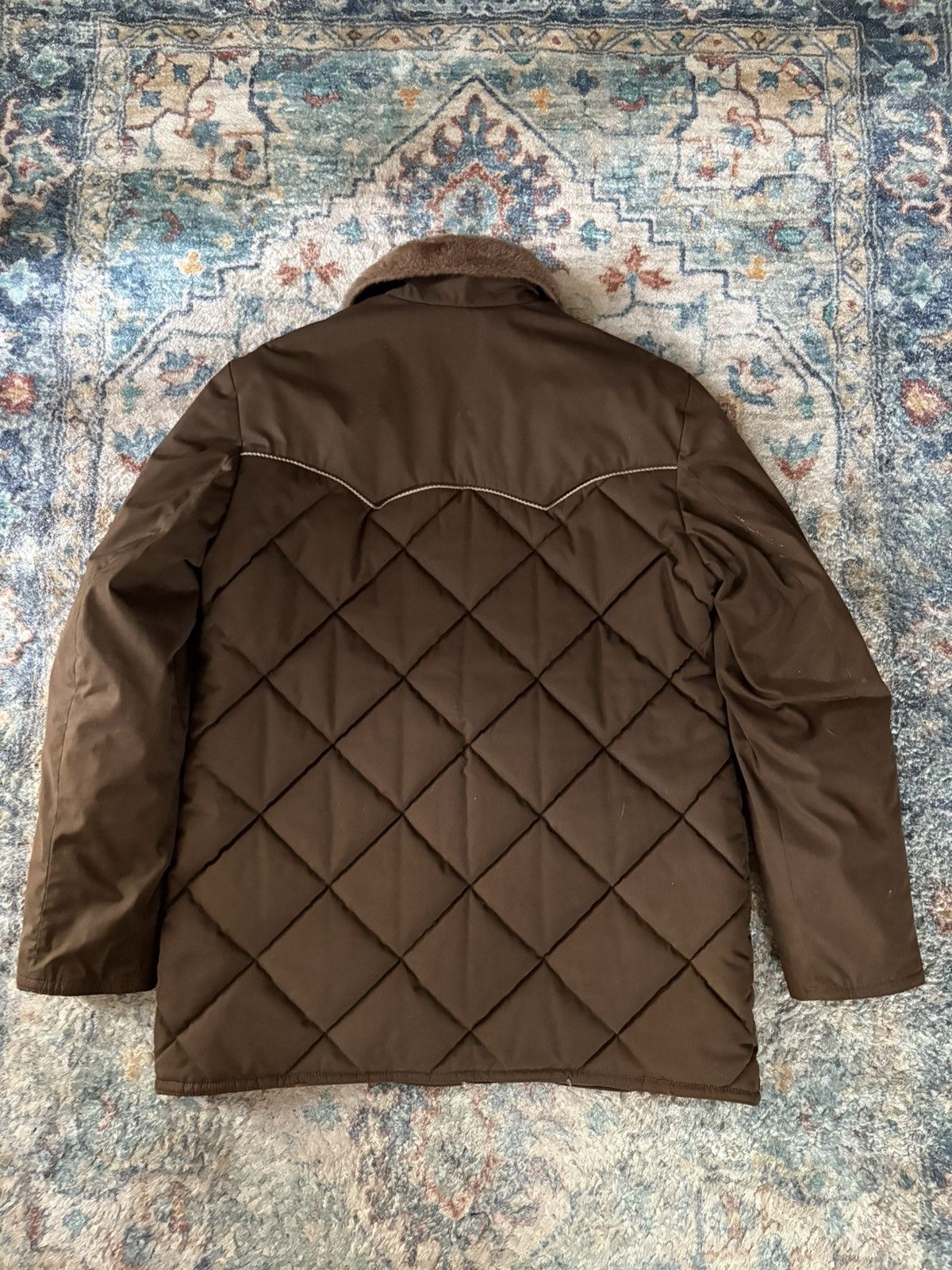 Vintage Vintage 80s Rice Sportswear Puffer Zip-up Jacket Size XL Size XL / US 12-14 / IT 48-50 - 2 Thumbnail