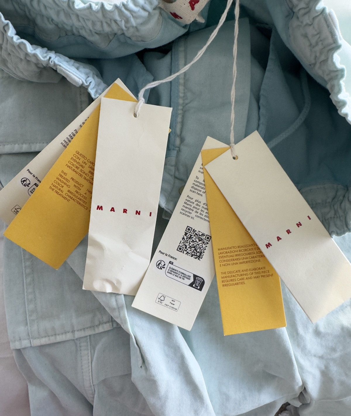 Marni $1250 Marni Garment Dyed Cotton Cargo Pants Size US 32 / EU 48 - 11 Thumbnail