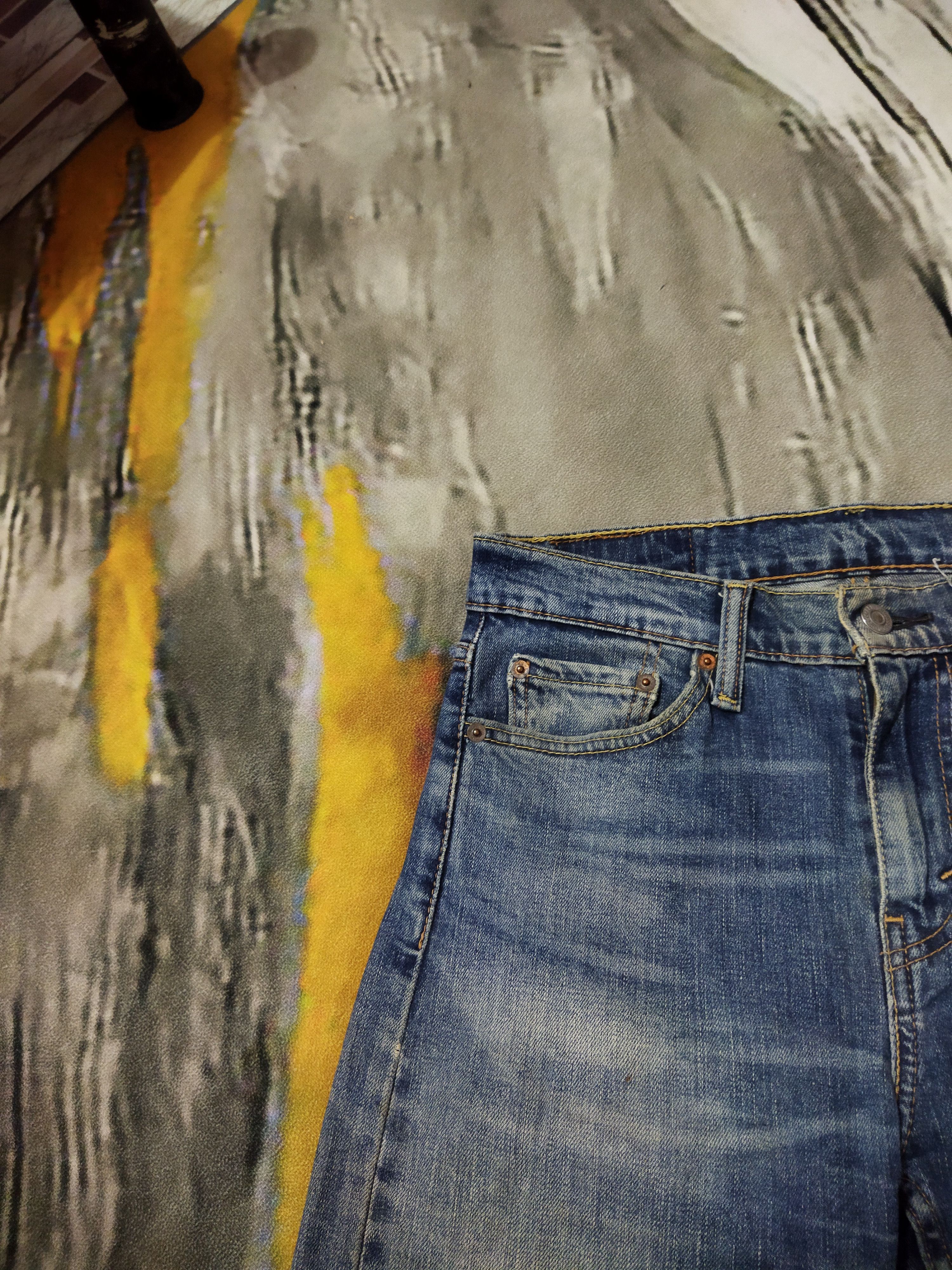 Levi's VINTAGE LEVIS 510 DISTRESSED FADED BLUE JEANS PANTS Size US 29 - 4 Thumbnail