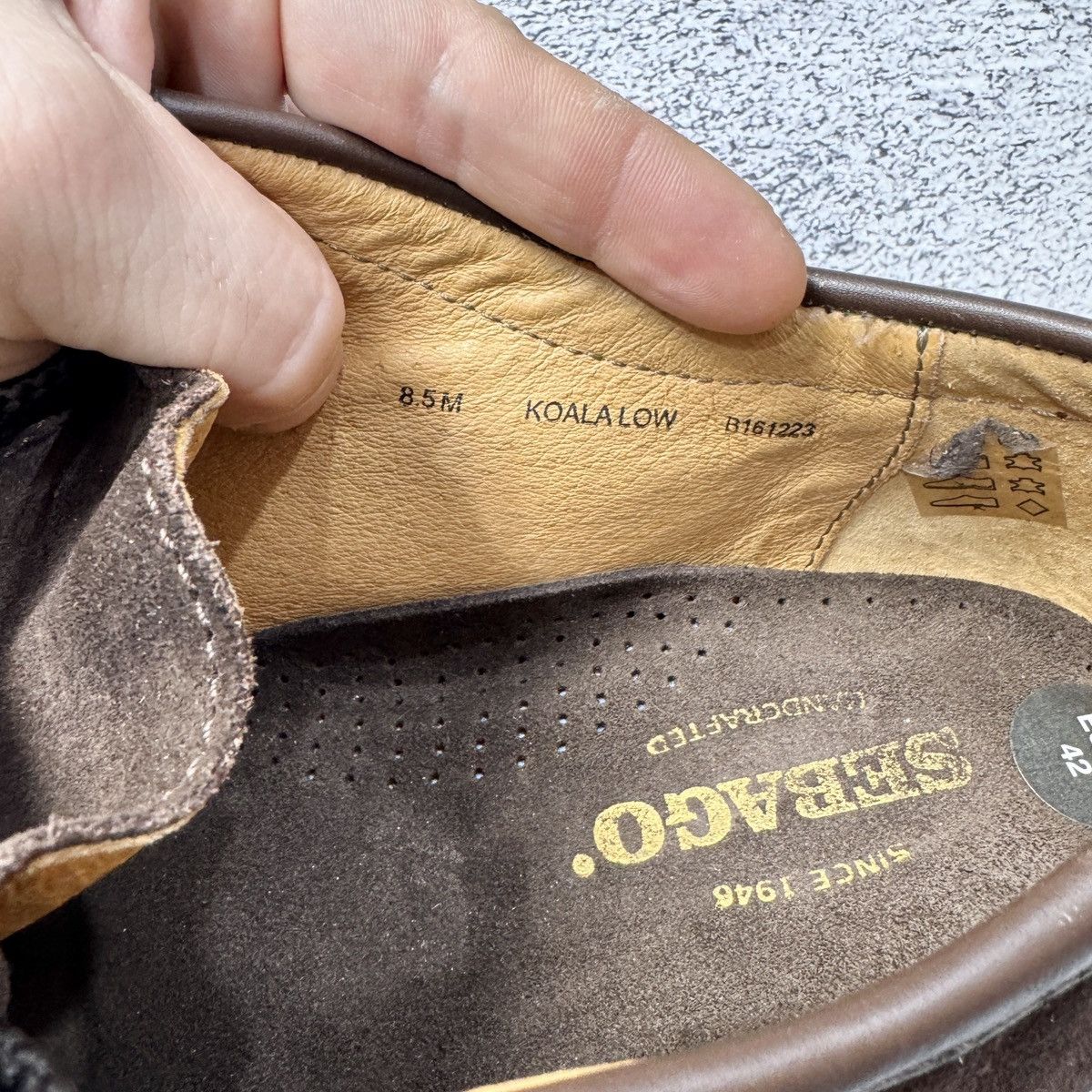 Handmade × Sebago Sebago Koala Low Brown Suede Handmade US8.5 UK8 EU42 27cm Size US 8.5 / EU 41-42 - 16 Thumbnail