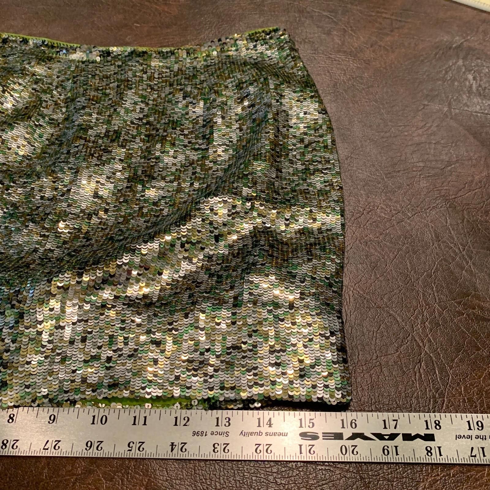 Designer Vintage 80s Neil Bieff Squence Mini Skirt 25" Waist (378) Size 28" / US 6 / IT 42 - 6 Thumbnail