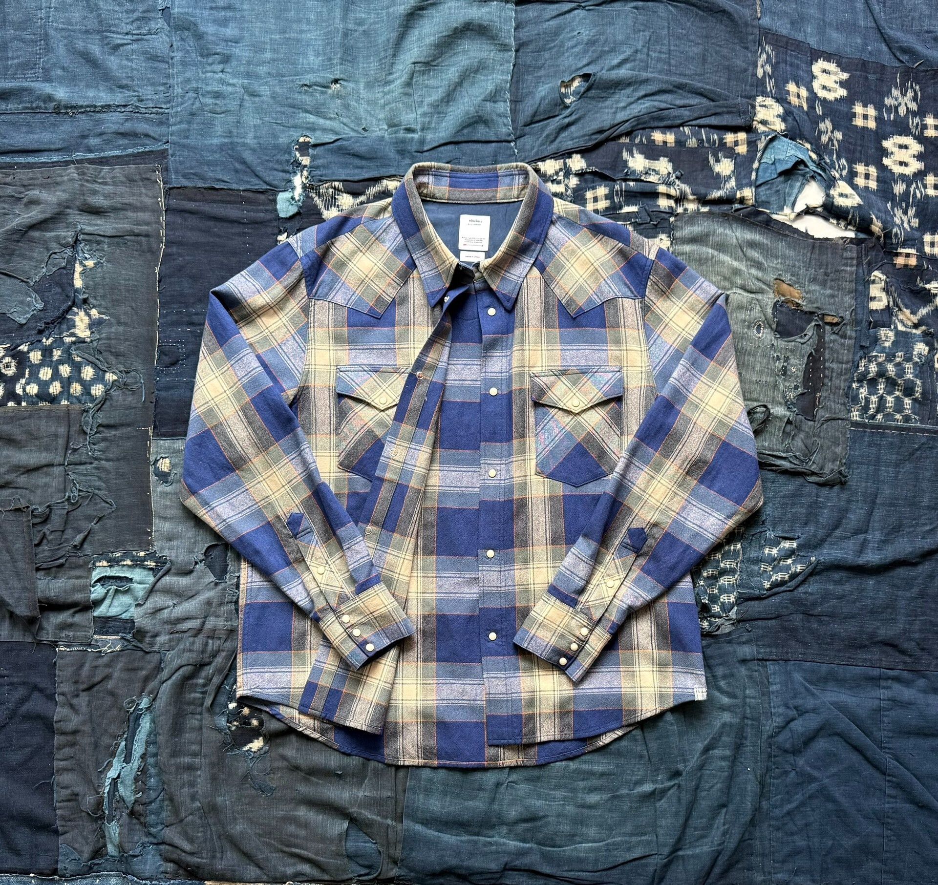 Visvim VISVIM 25AW FOUR CORNERS CHECK SHIRT CARDIGAN Size US M / EU 48-50 / 2 - 2 Thumbnail