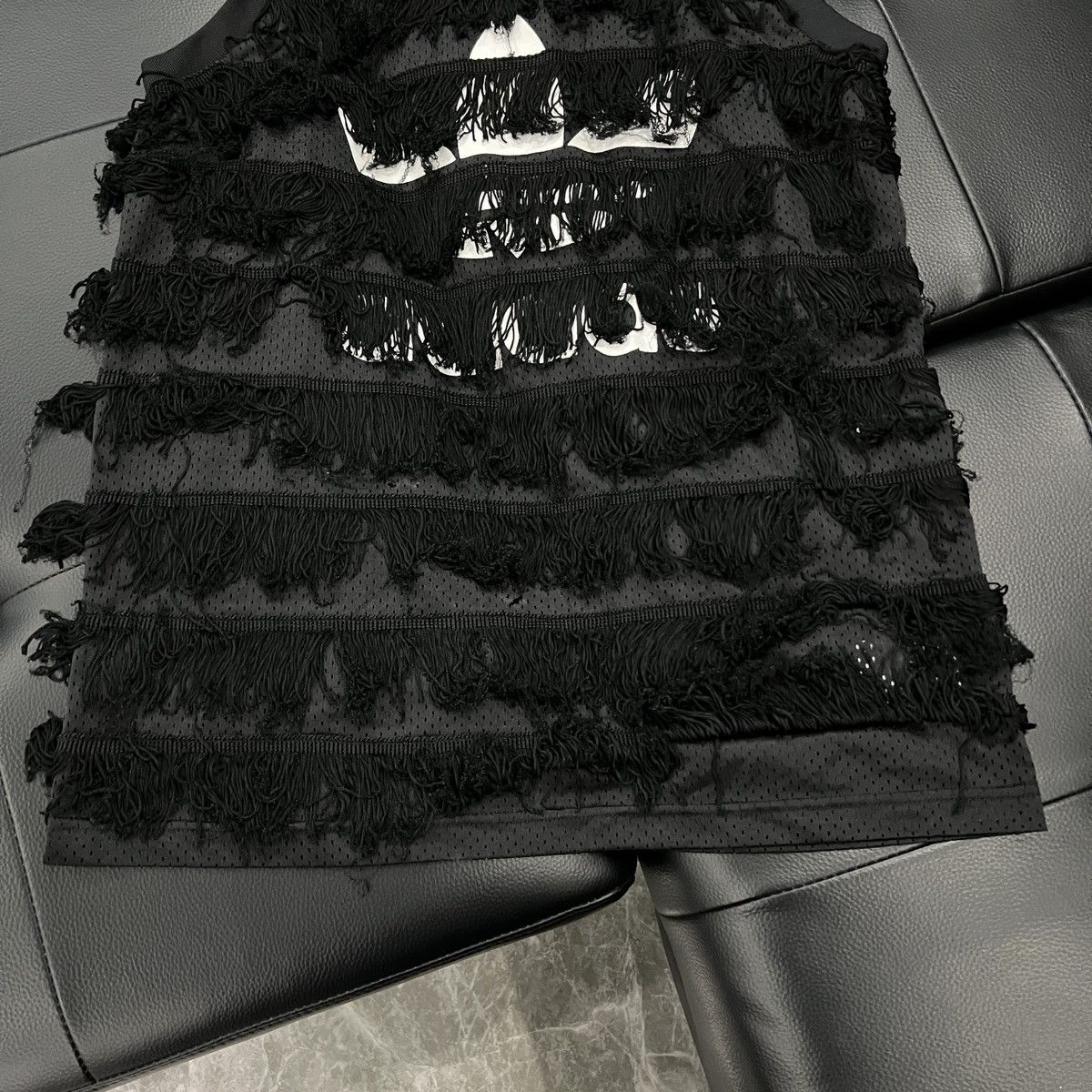 Jeremy Scott Jeremy Scott x Adidas Fringe Logo Tank Top Size US S / EU 44-46 / 1 - 4 Thumbnail
