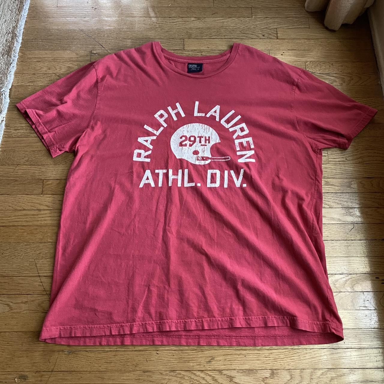 Super Vintage Polo Ralph Lauren Athl. Div. graphic tshirt