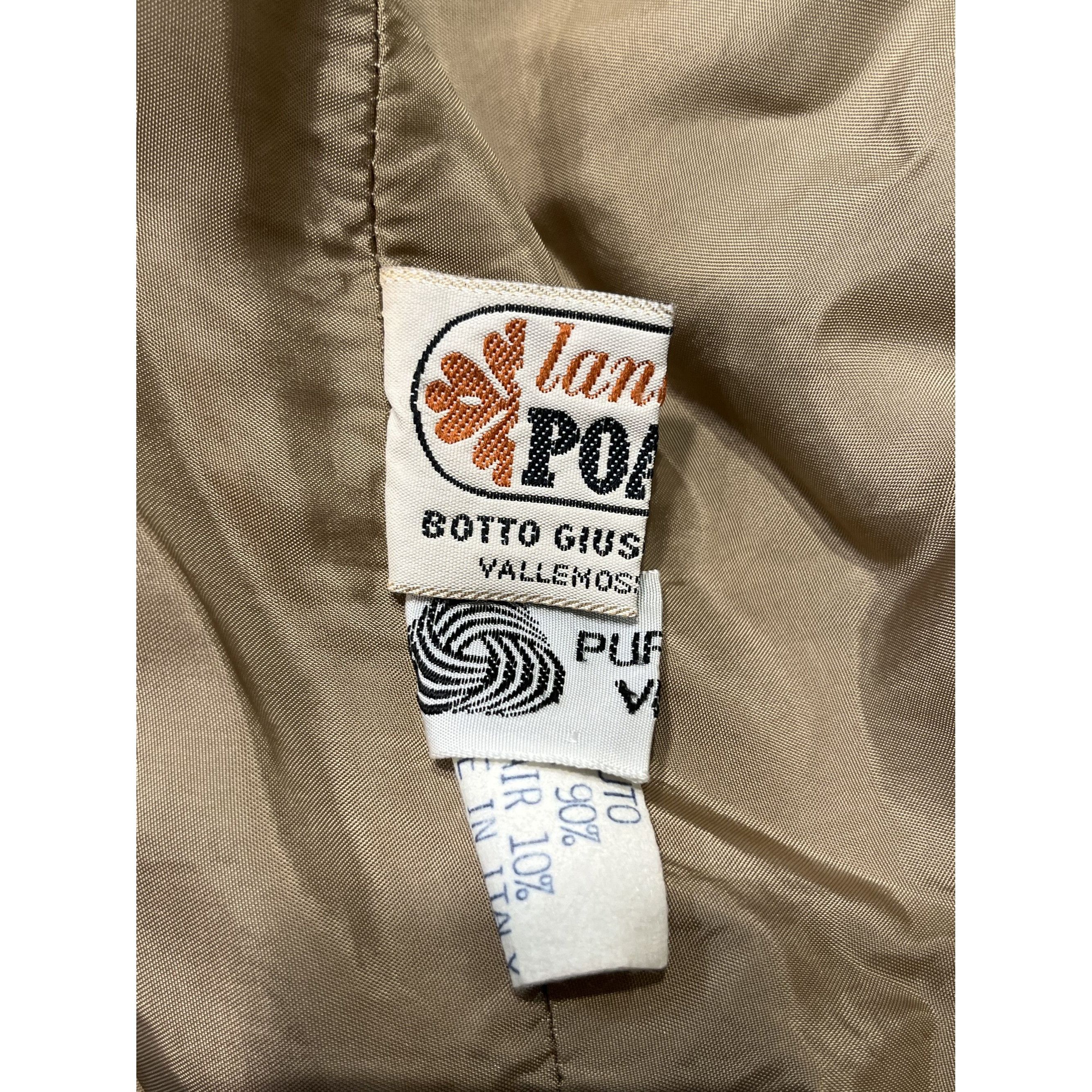 Other Vintage Italian Wool Lanerie Poala Tan Coat Size L / US 10 / IT 46 - 3 Thumbnail