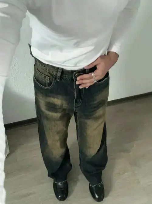 VIBE Gradient Color Straight Denim Pants75 Size US 33 - 5 Thumbnail