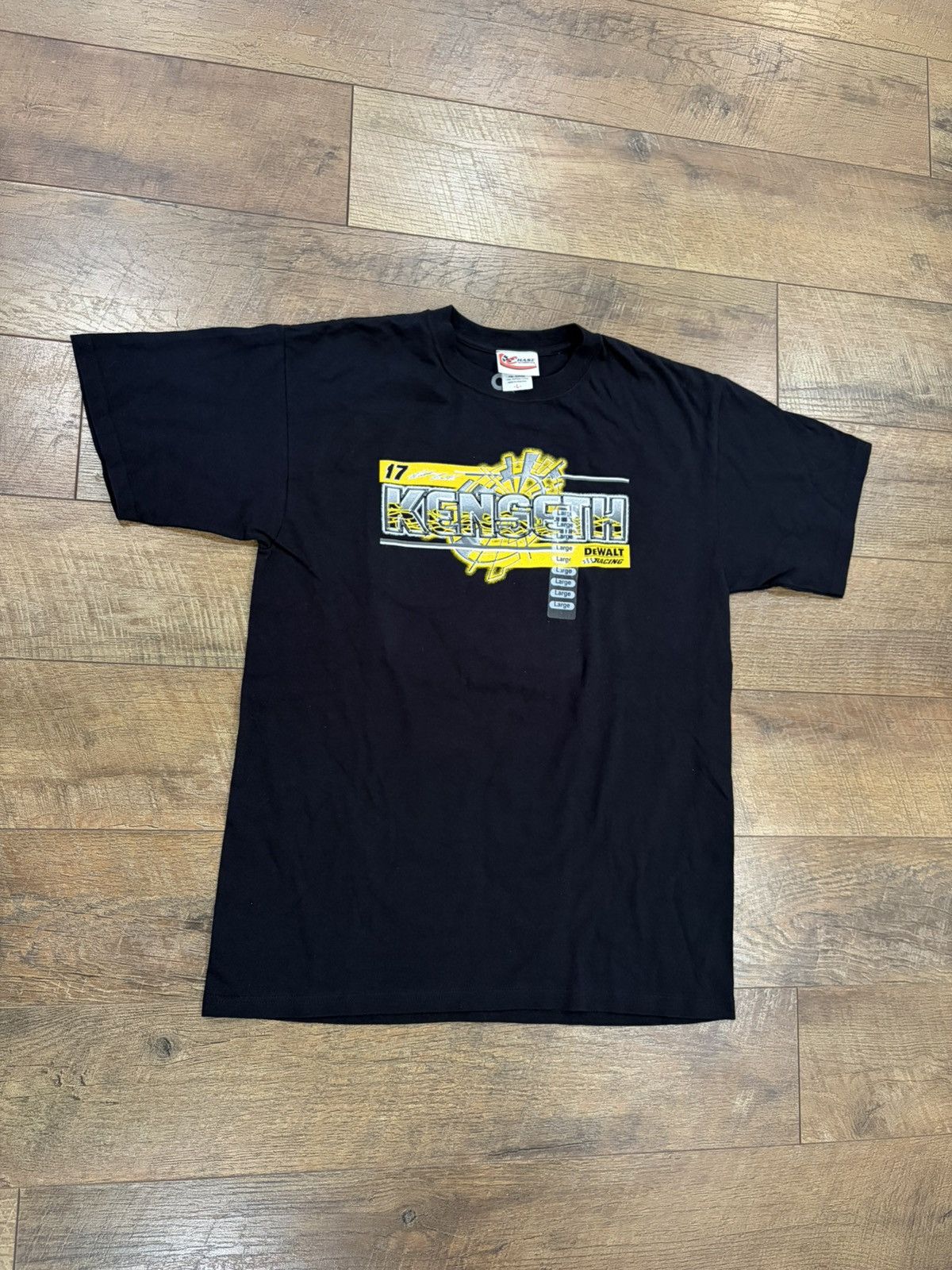 Chase Authentics NWT Nascar Matt Kenseth DeWalt Racing Graphic Tee 08 Black L Size US L / EU 52-54 / 3 - 2 Thumbnail