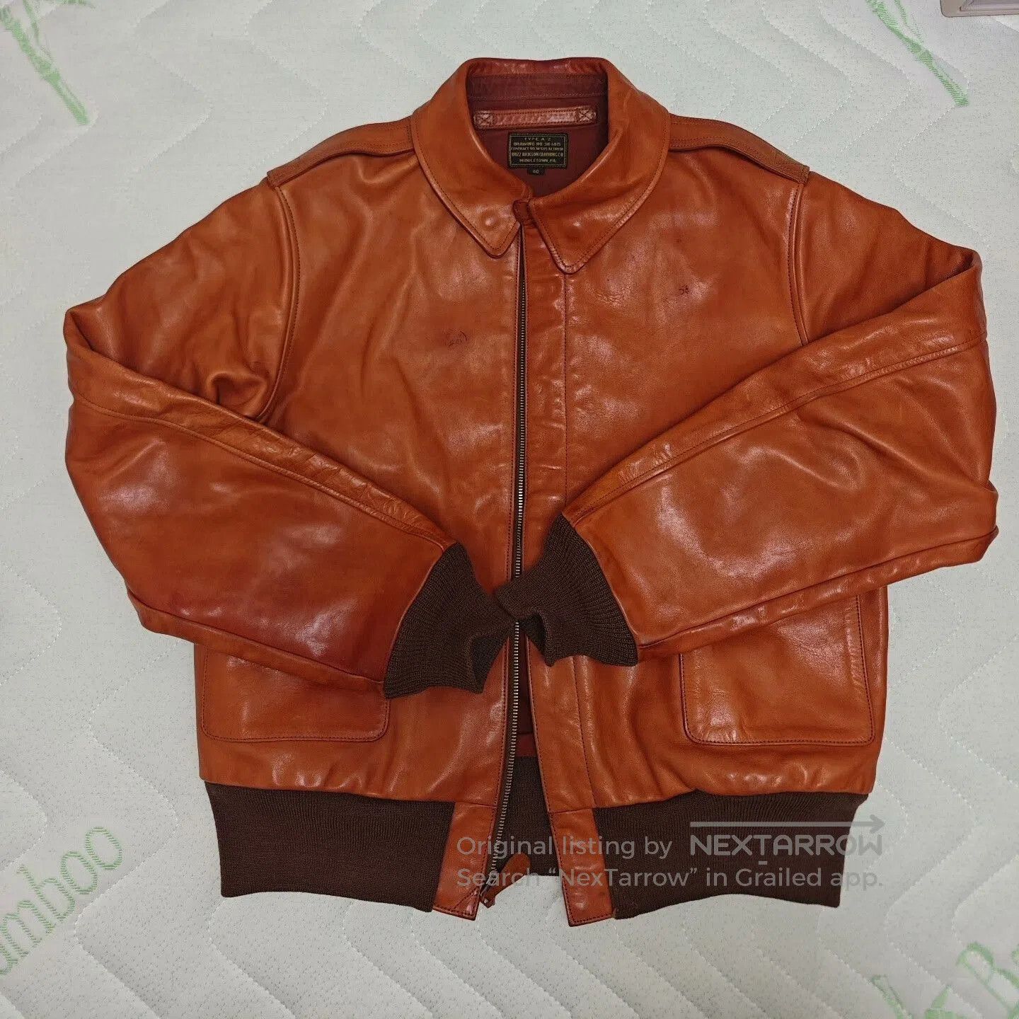 Buzz Rickson's Buzz Rickson Type A2 Flight Jacket. Size US XXS / EU 40 - 1 Thumbnail