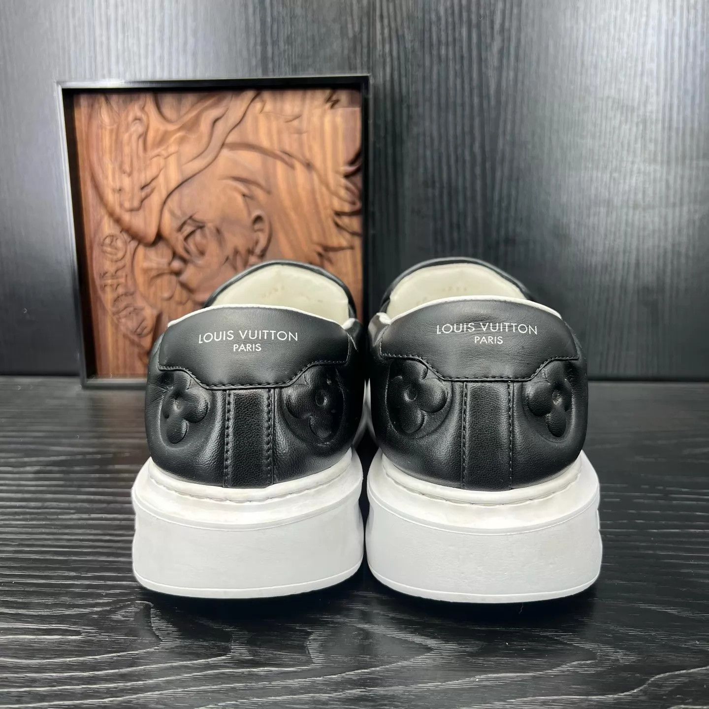 Louis Vuitton LV Beverly Hills black/white 40.5/6.5 Mint Size US 7.5 / EU 40-41 - 4 Thumbnail