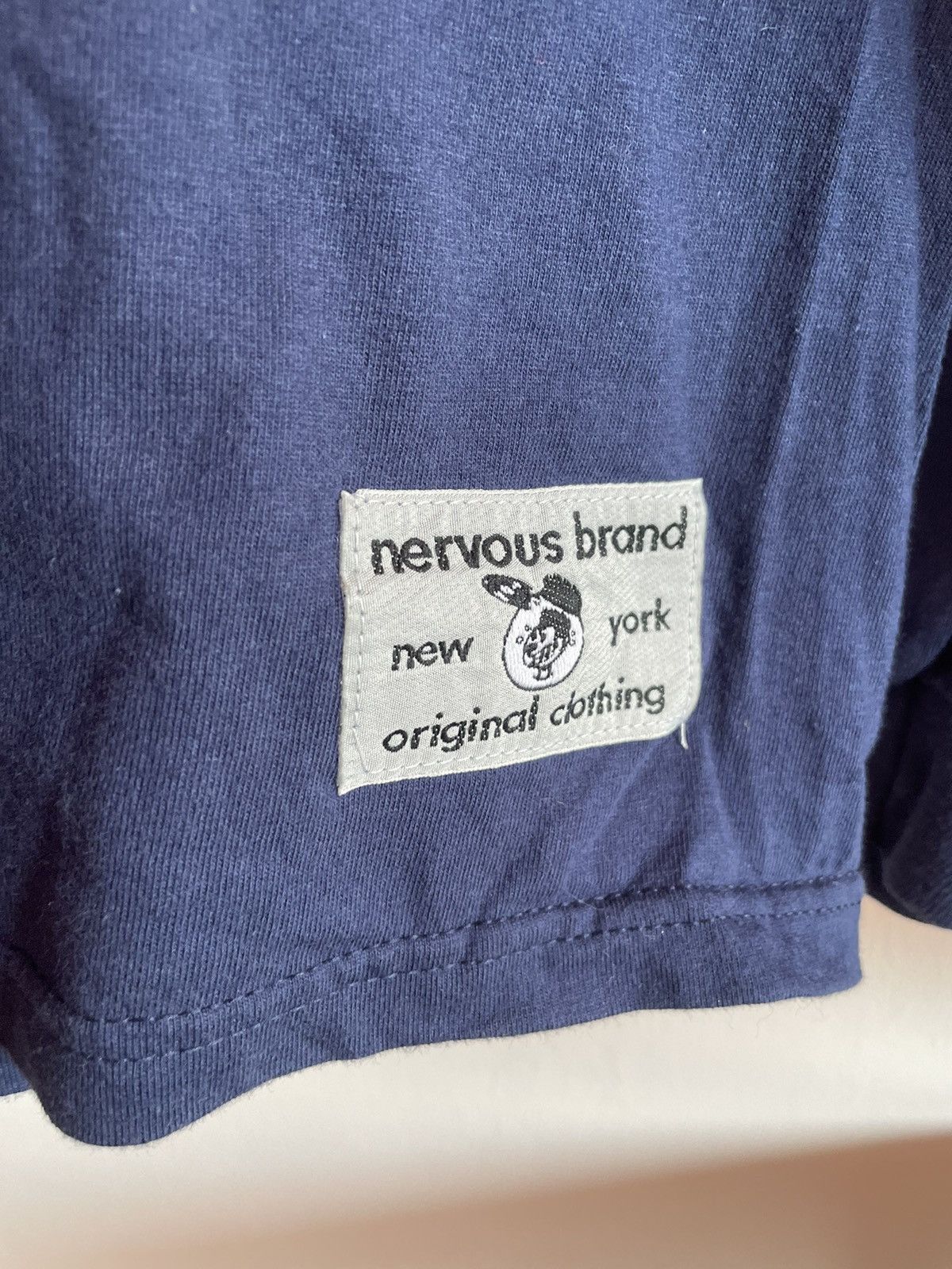 Band Tees × Vintage Vintage 1995 Nervous Records Longsleeve New York Rap T Shirt Size US XL / EU 56 / 4 - 14 Thumbnail