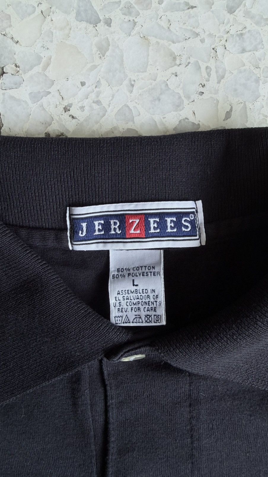 Jerzees Rare Vintage Jerzees Germany Deutschland Polo Shirt Size US L / EU 52-54 / 3 - 4 Thumbnail