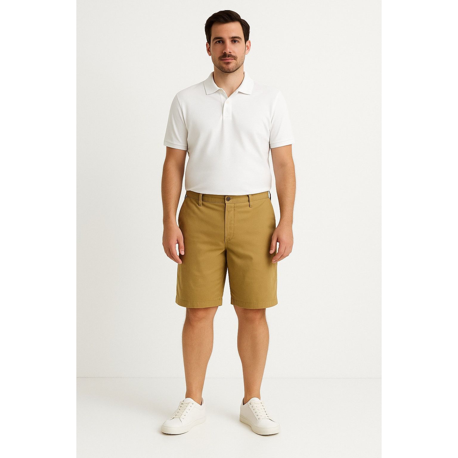 U.S. Polo Assn. Classic Khaki Stretch Chino Shorts U.S. Polo Assn. Men’s W46 Size US 44 / EU 60 - 1 Thumbnail