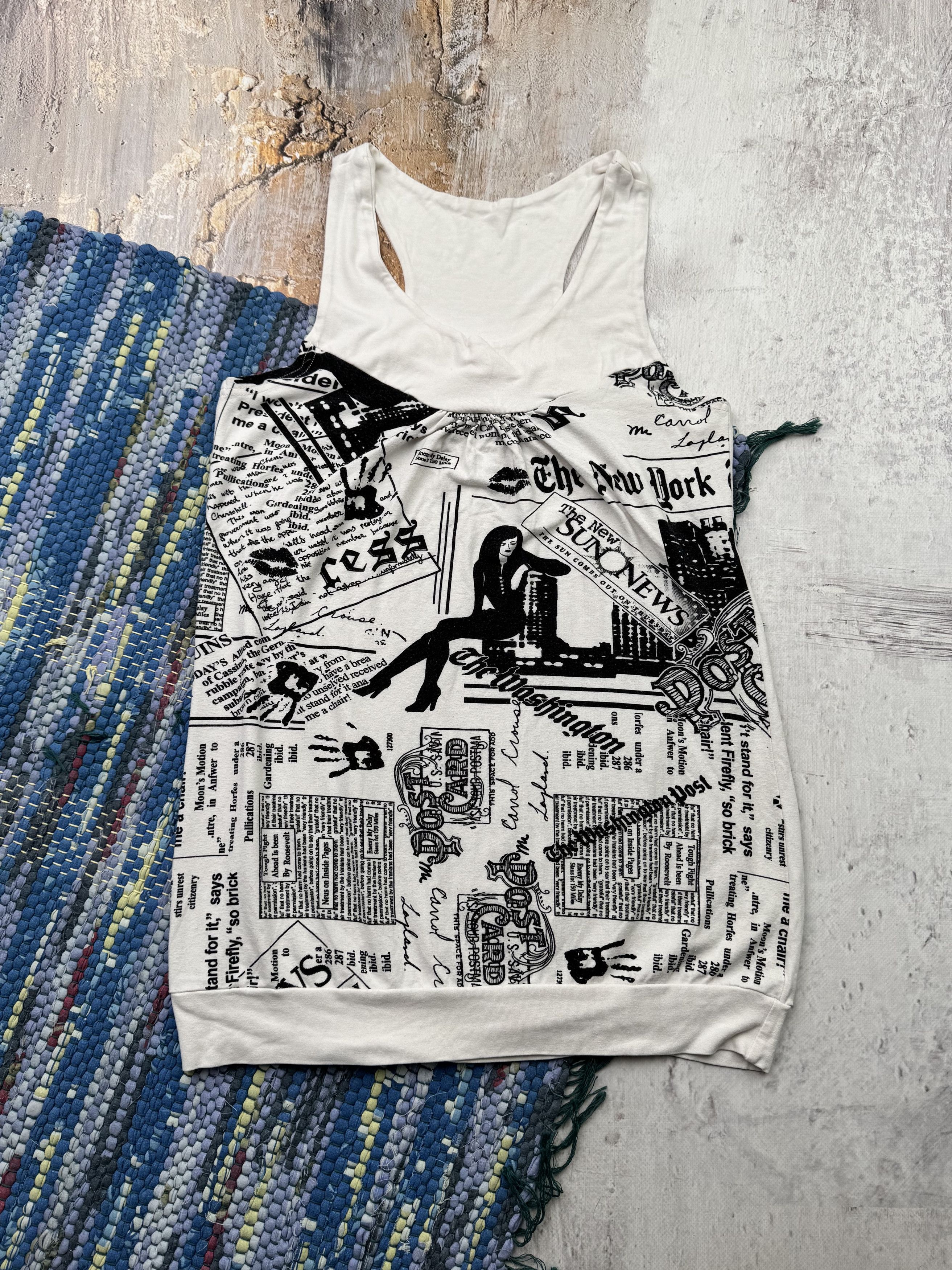 Vintage Vintage Tank Top A708(133) Size S / US 4 / IT 40 - 1 Thumbnail