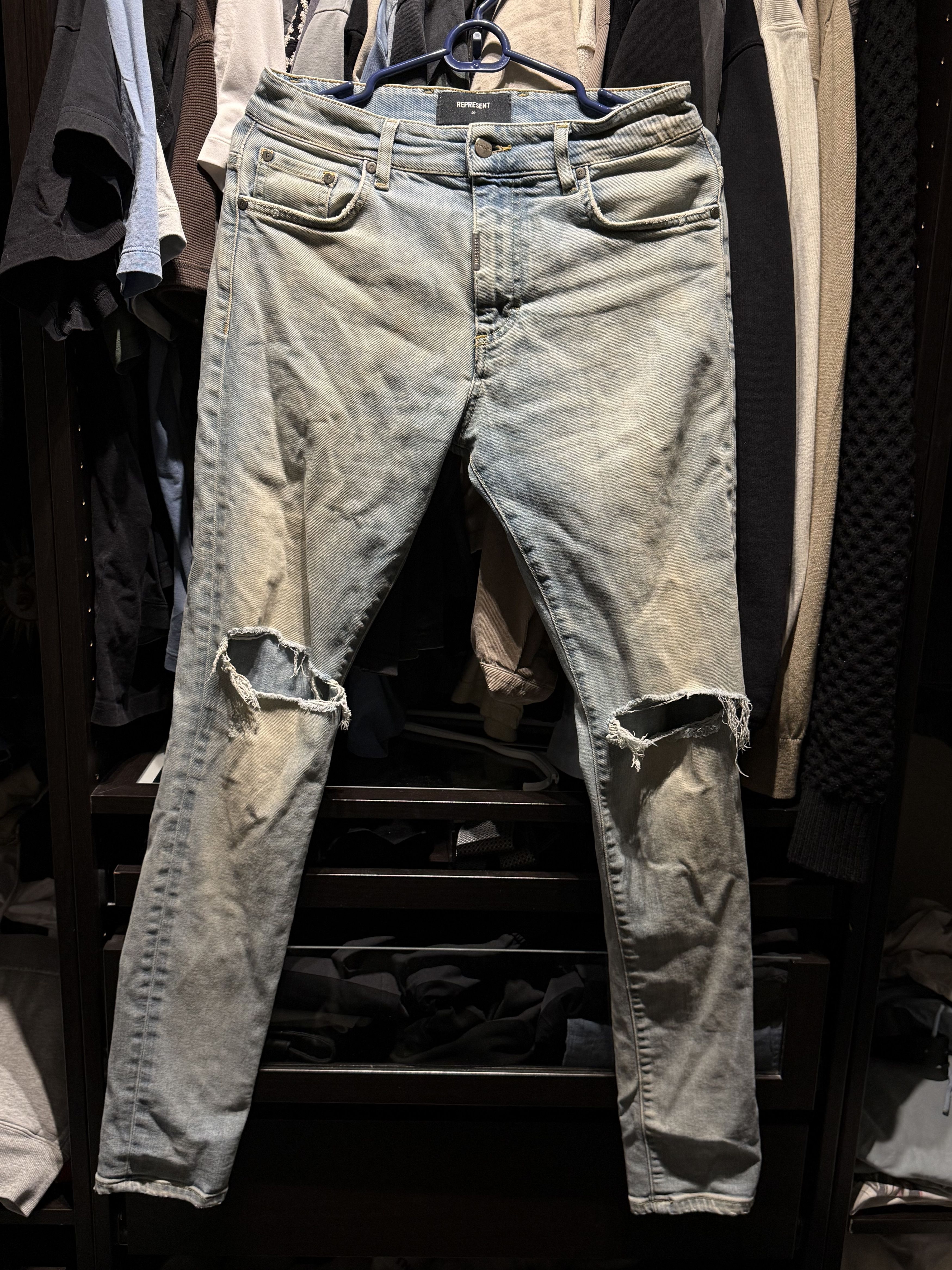 Represent Clo. Represent Destroyer Denim Jeans Size US 30 / EU 46 - 1 Thumbnail