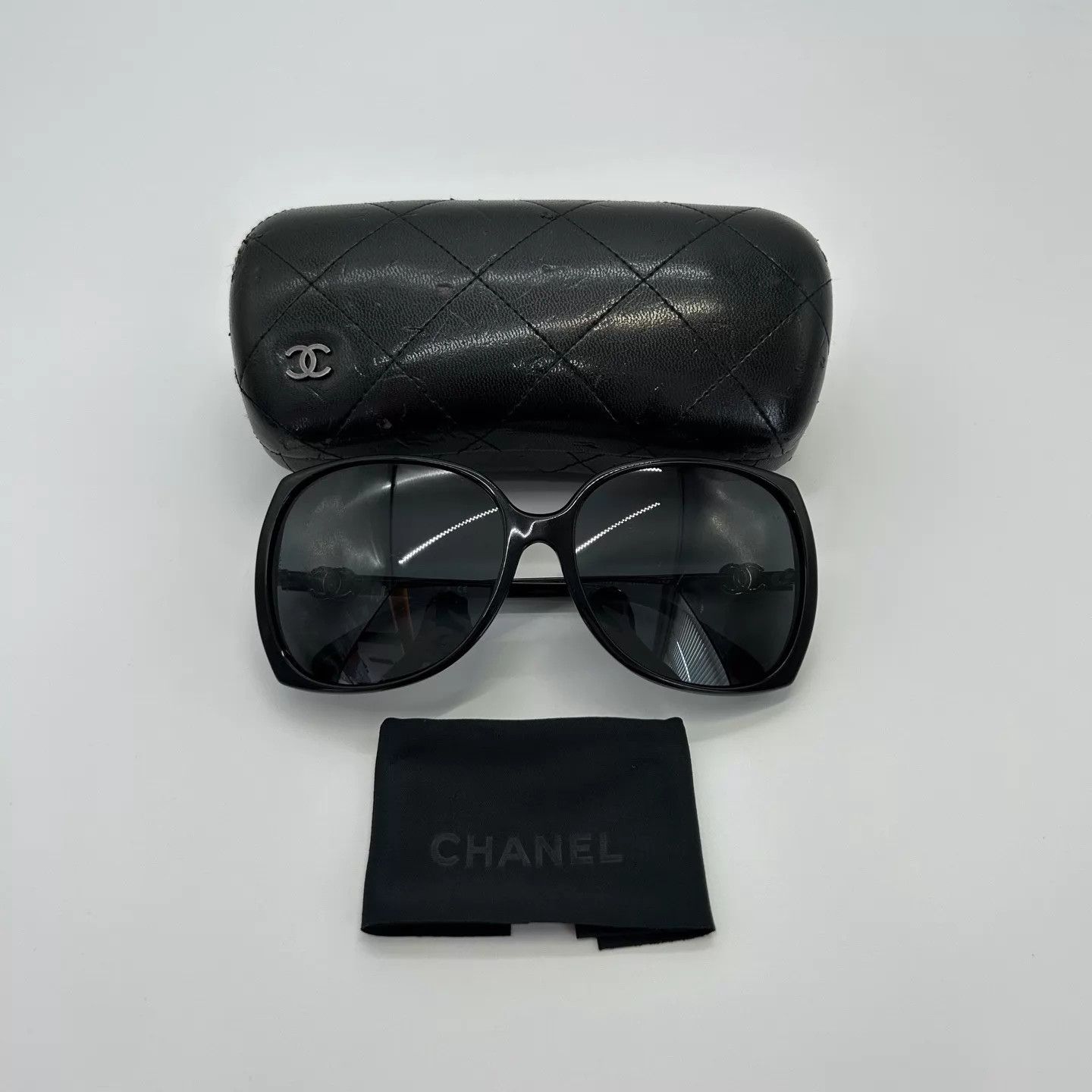 Chanel Chanel Logo Sunglasses HB7049 Rare Original Case Classic Size ONE SIZE - 5 Thumbnail