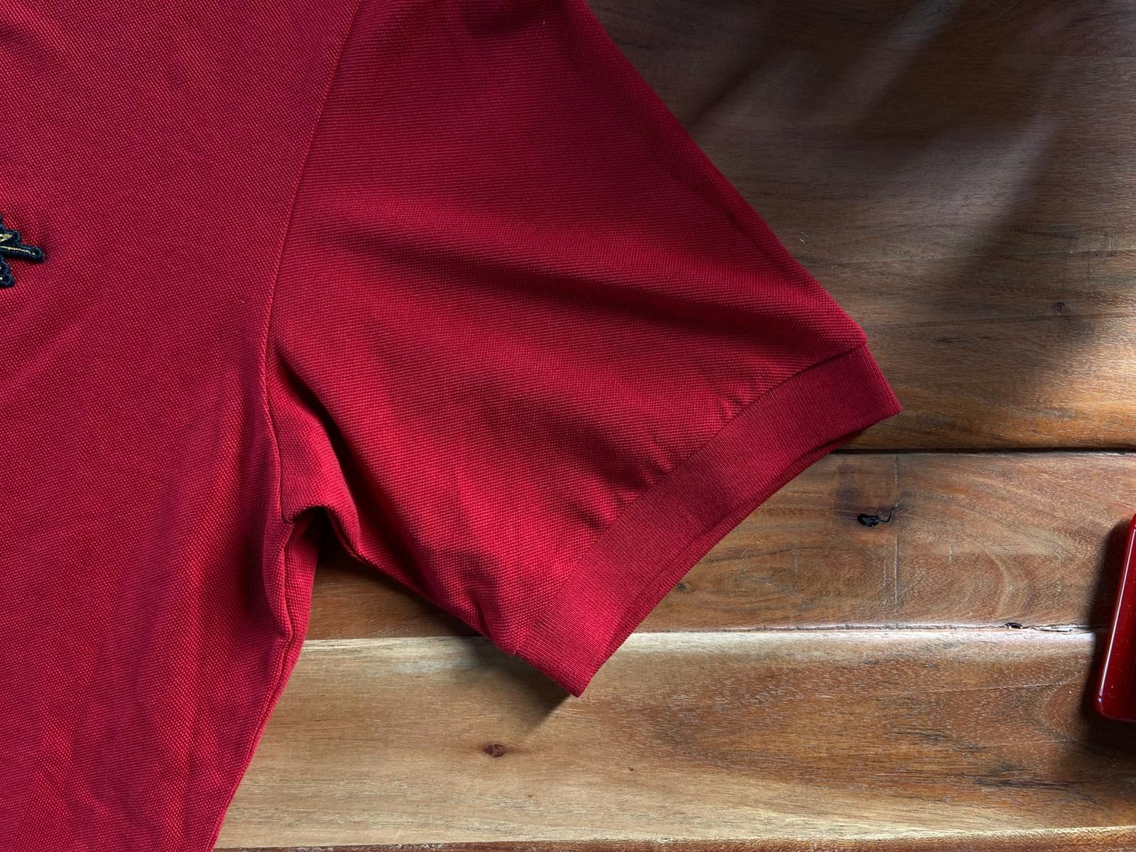 Balmain Balmain Red Wine Polo Size US M / EU 48-50 / 2 - 5 Thumbnail