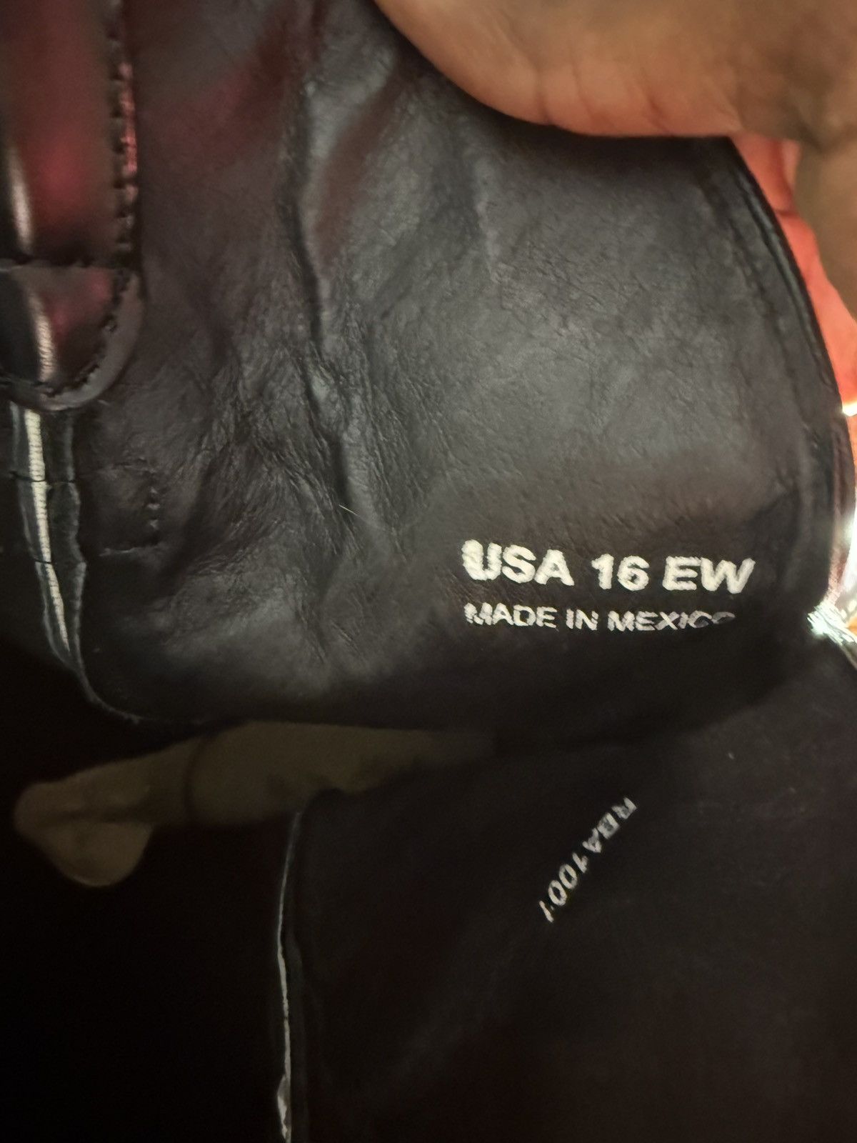 Other Size 16 Black and Red leather cowboy boots. Size US 15 / EU 48 - 5 Thumbnail