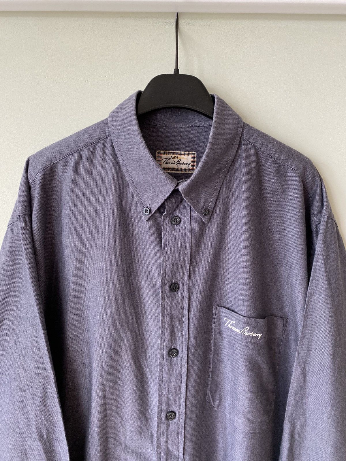 Burberry Burberry by Thomas Burberry vintage logo ls shirt Size US XXL / EU 58 / 5 - 2 Thumbnail