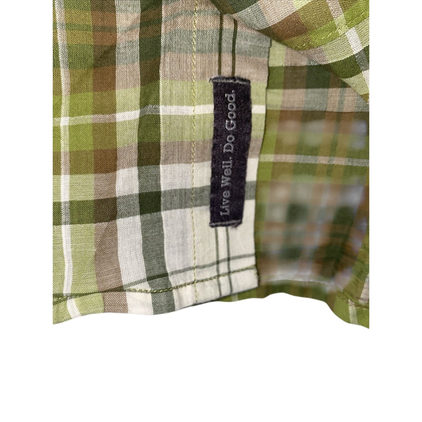 Toad&Co Toad & Co Men XL Iguana Green Plaid Cuba Libre L/S Shirt NWT Size US XL / EU 56 / 4 - 2 Thumbnail