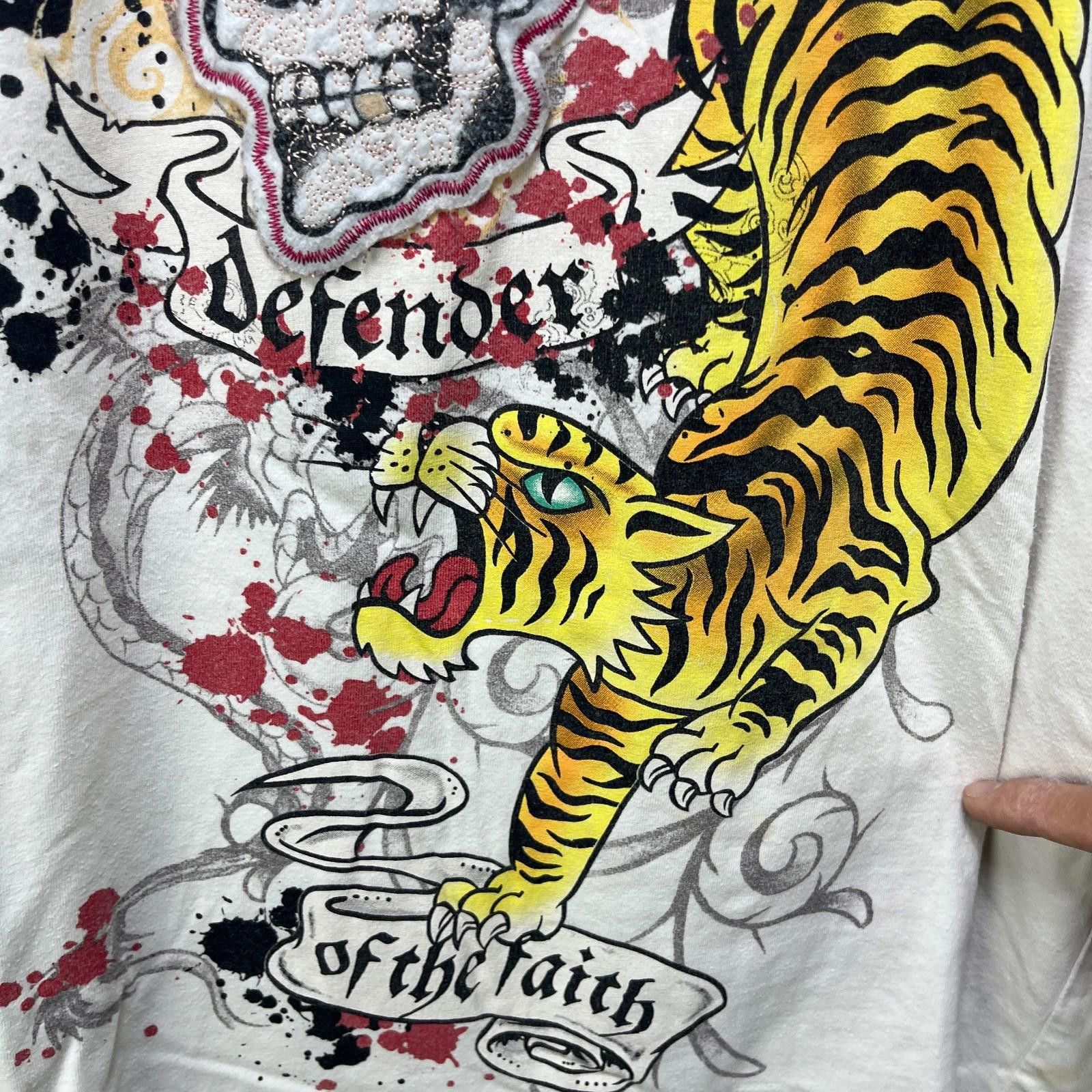 Pepe Jeans Vintage Pepe Jeans Y2K Tiger Hardy Long Sleeve \ Shirt 3XL Size US XXL / EU 58 / 5 - 7 Thumbnail