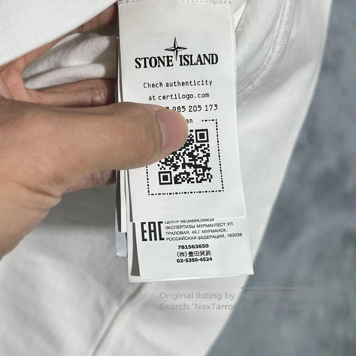 Stone Island stone island white zip hoodie XL. Size US XL / EU 56 / 4 - 7 Thumbnail