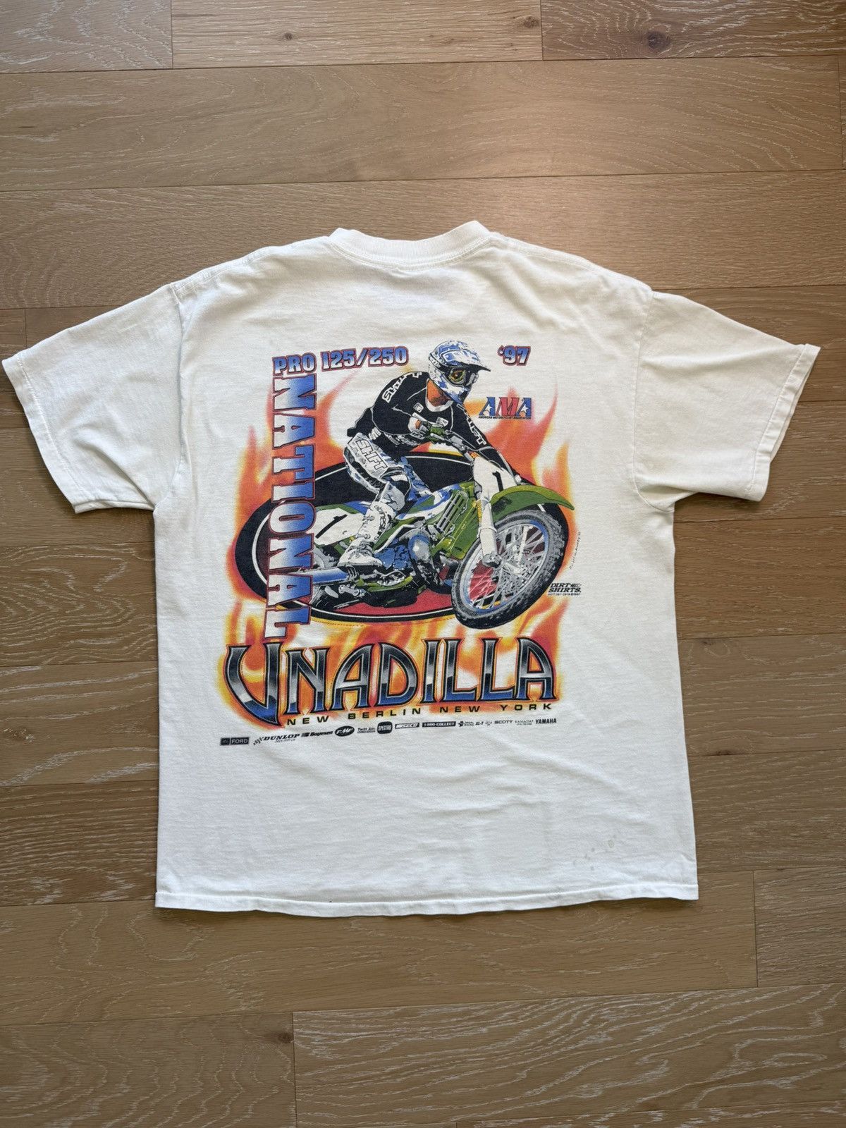 Delta Vintage ‘97 Unadilla AMA Pro Motocross National Shirt Size US L / EU 52-54 / 3 - 3 Thumbnail