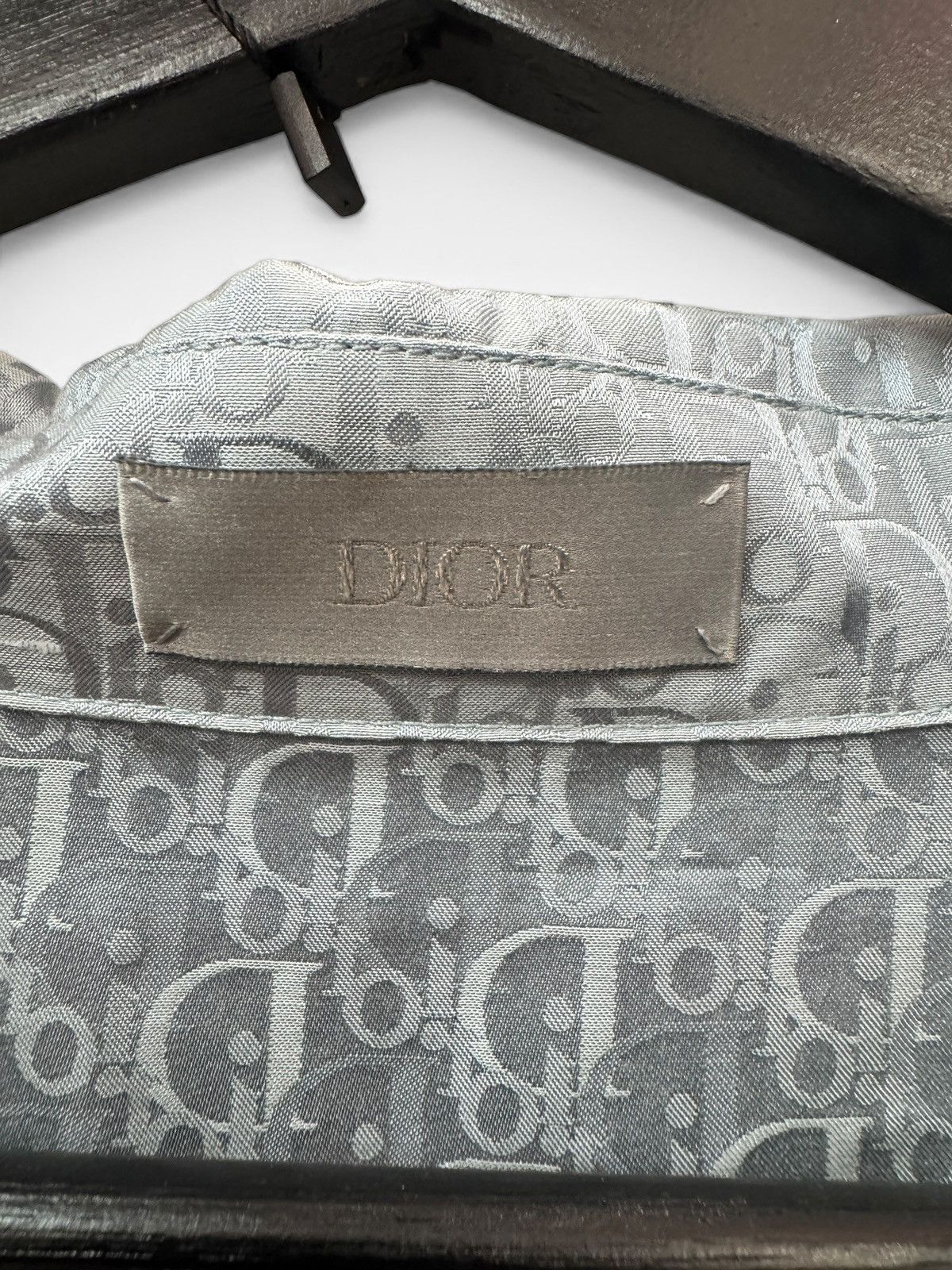 Dior Oblique Silk Button Up Top and Bottoms