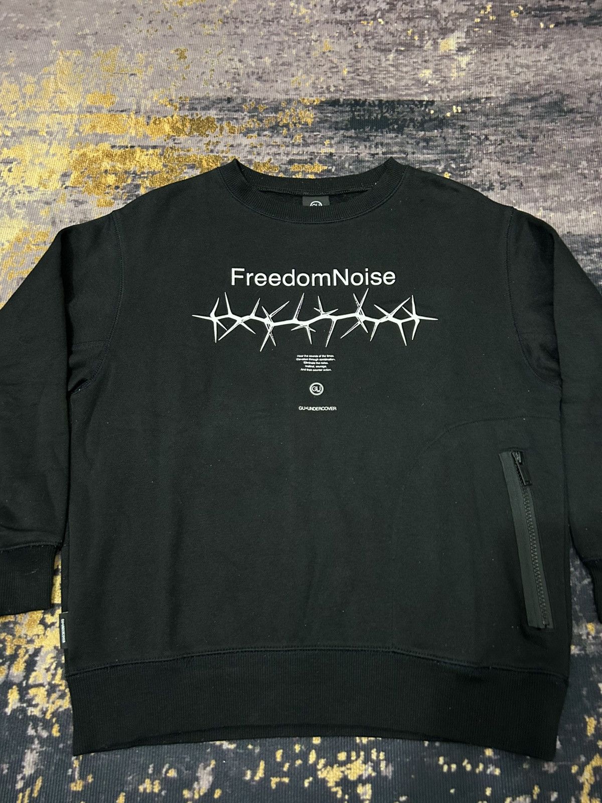 Undercover GU X Undercover Freedom Noise Sweatshirt Size US S / EU 44-46 / 1 - 3 Thumbnail