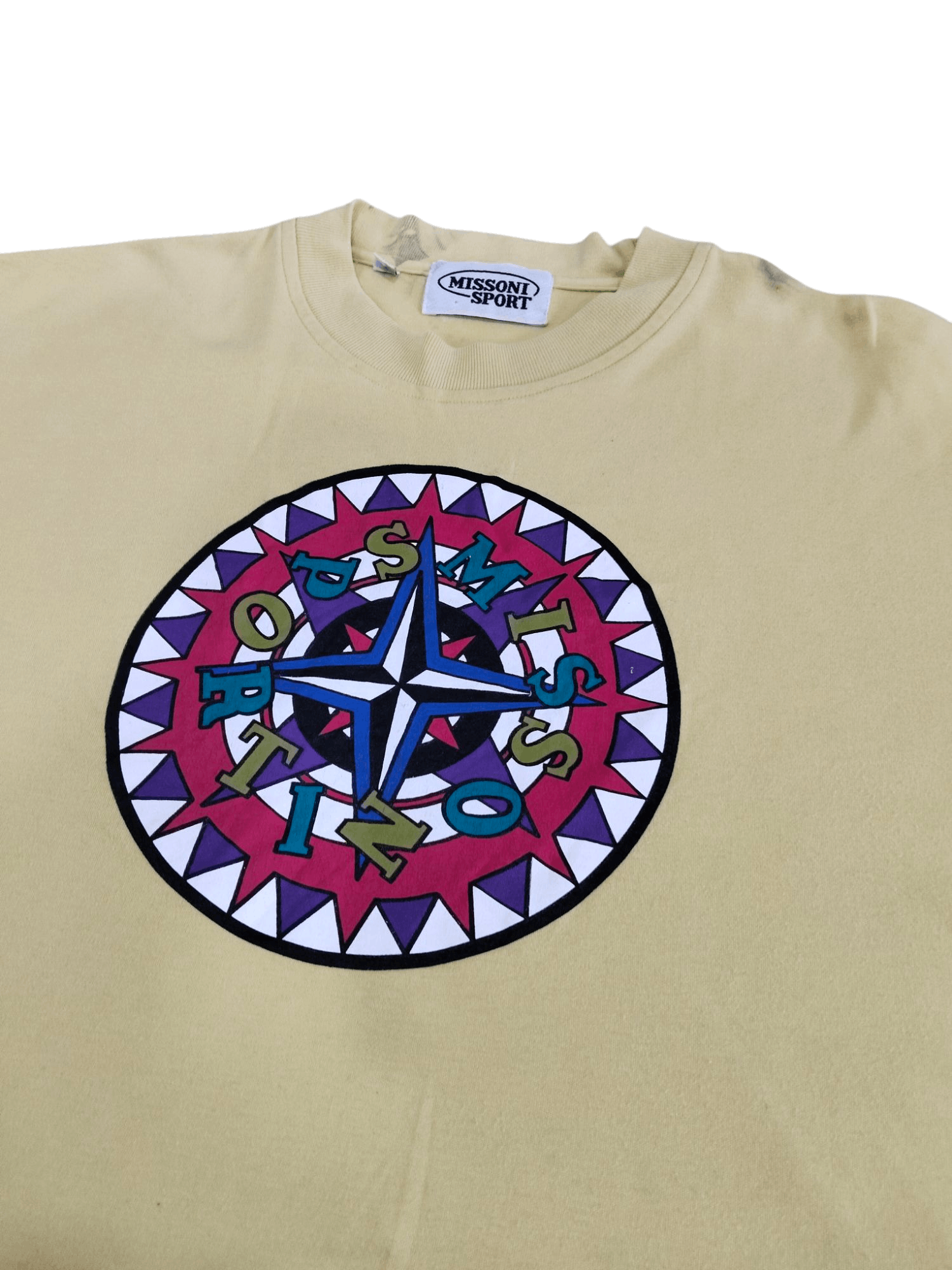 Missoni × Vintage Vintage Missoni Sport Big Logo Tshirt Size US M / EU 48-50 / 2 - 2 Thumbnail