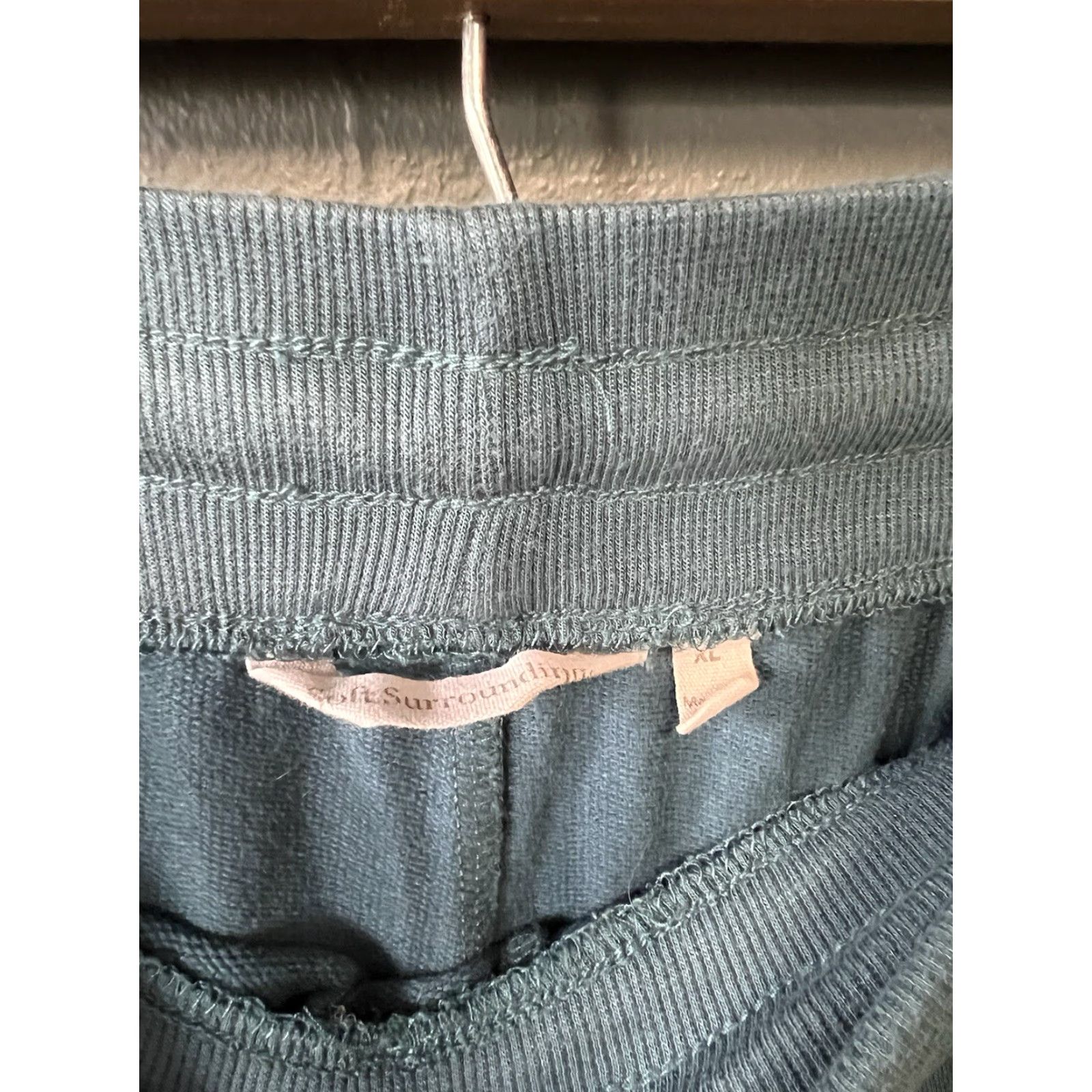 Soft Surroundings Soft Surroundings Sweatpants Womens Green XL Drawstring Pants Size 40" / US 18 - 3 Thumbnail