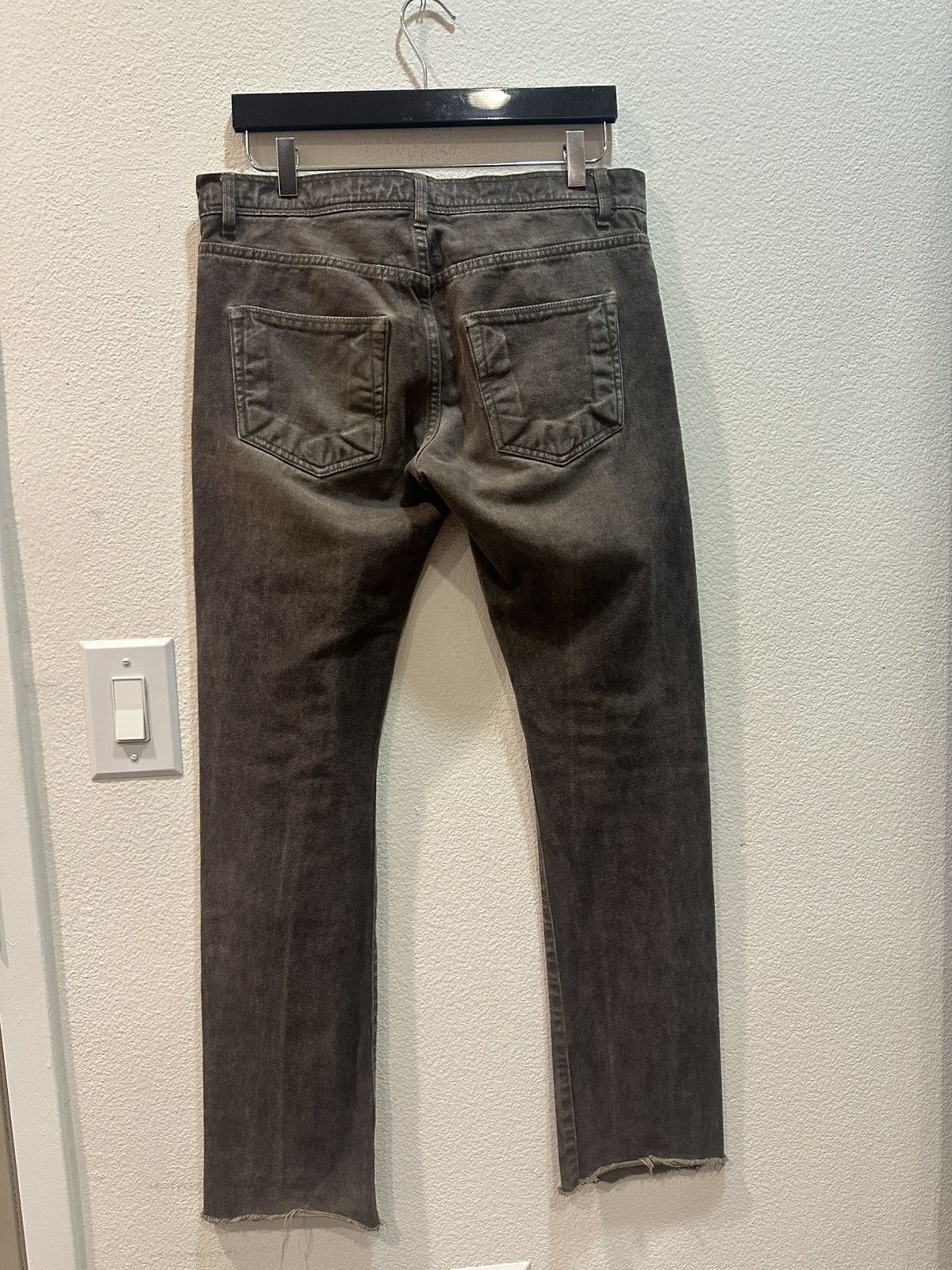 Rick Owens Bitter Washed Detroit Moleskin Jeans 32 Size US 32 / EU 48 - 4 Thumbnail