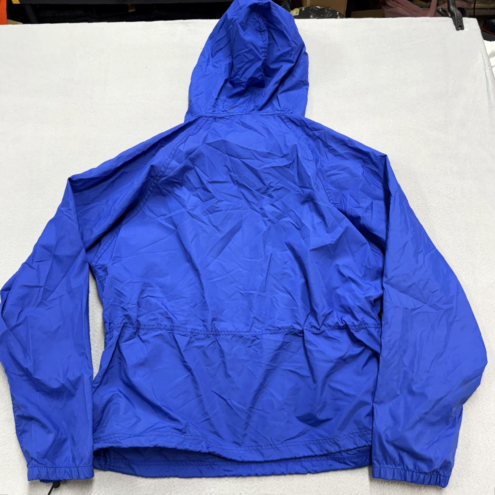 Vintage VINTAGE L.L. Bean Jacket Mens Large Blue Nylon Hooded Anorak Windbreaker 80s Size US L / EU 52-54 / 3 - 4 Thumbnail