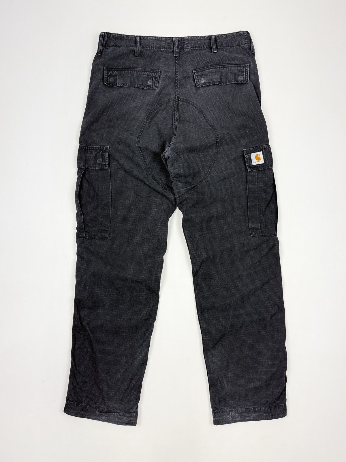 Carhartt WIP Faded Black Regular Cargo Baggy Pants 33X32