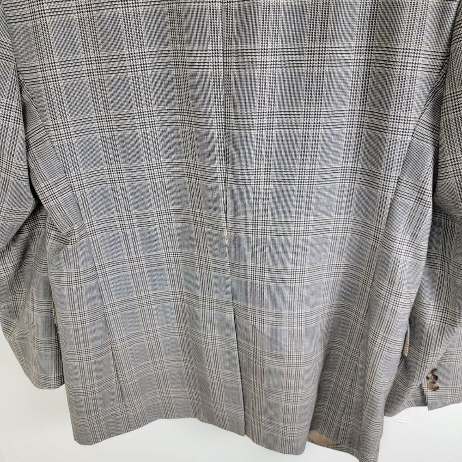 Jos. A. Bank Jos. A Bank Mens Wool Plaid Suit Blazer Sportcoat size 44L Size 44L - 9 Thumbnail