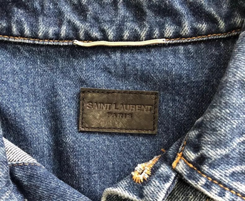 Saint Laurent Paris Saint Laurent Paris Flamingo denim jacket-2506 Size US M / EU 48-50 / 2 - 3 Thumbnail