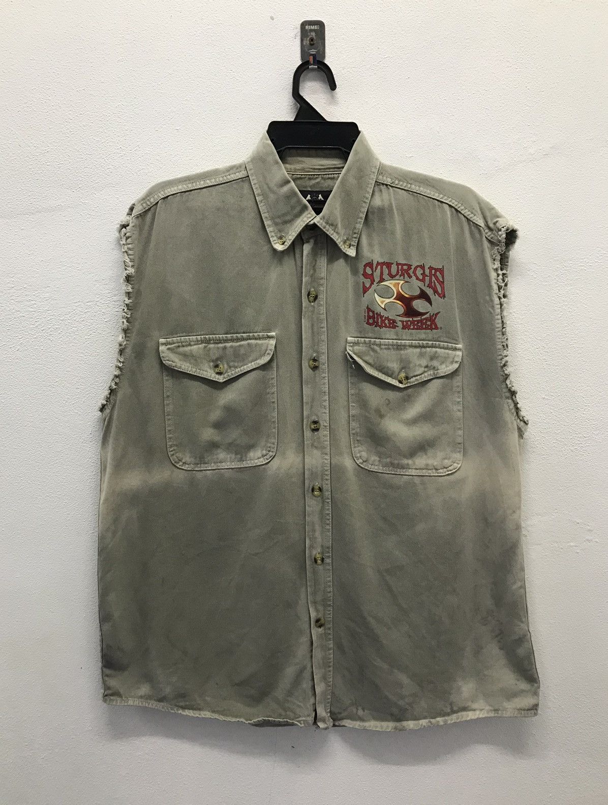 If Six Was Nine × Indian Motorcycle × Vintage Vintage Bikers Design Sturgis Bike Week 2007 Sleeveless Size US L / EU 52-54 / 3 - 2 Thumbnail