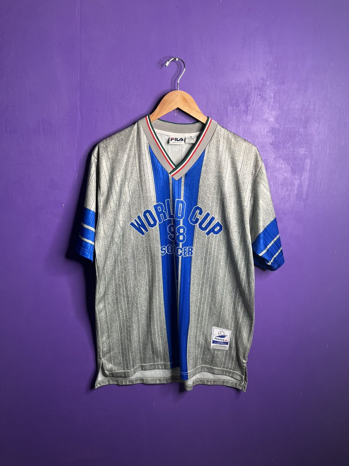 Fila × Vintage Vintage 1998 Fila World Cup soccer jersey Size US M / EU 48-50 / 2 - 1 Thumbnail