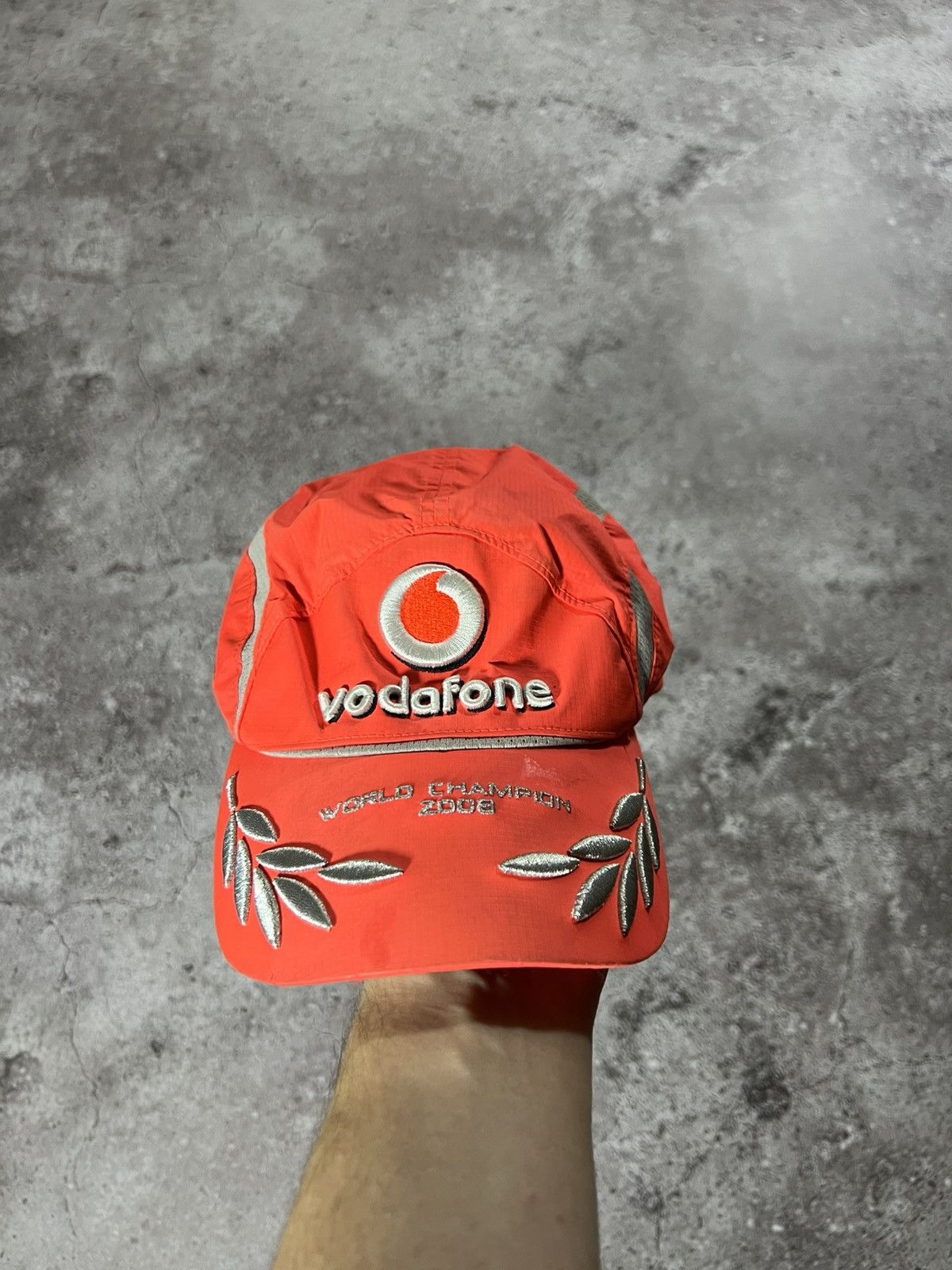 Formula 1 Mercedes McLaren Vodafone Nylon Racing Hat Size ONE SIZE - 1 Thumbnail
