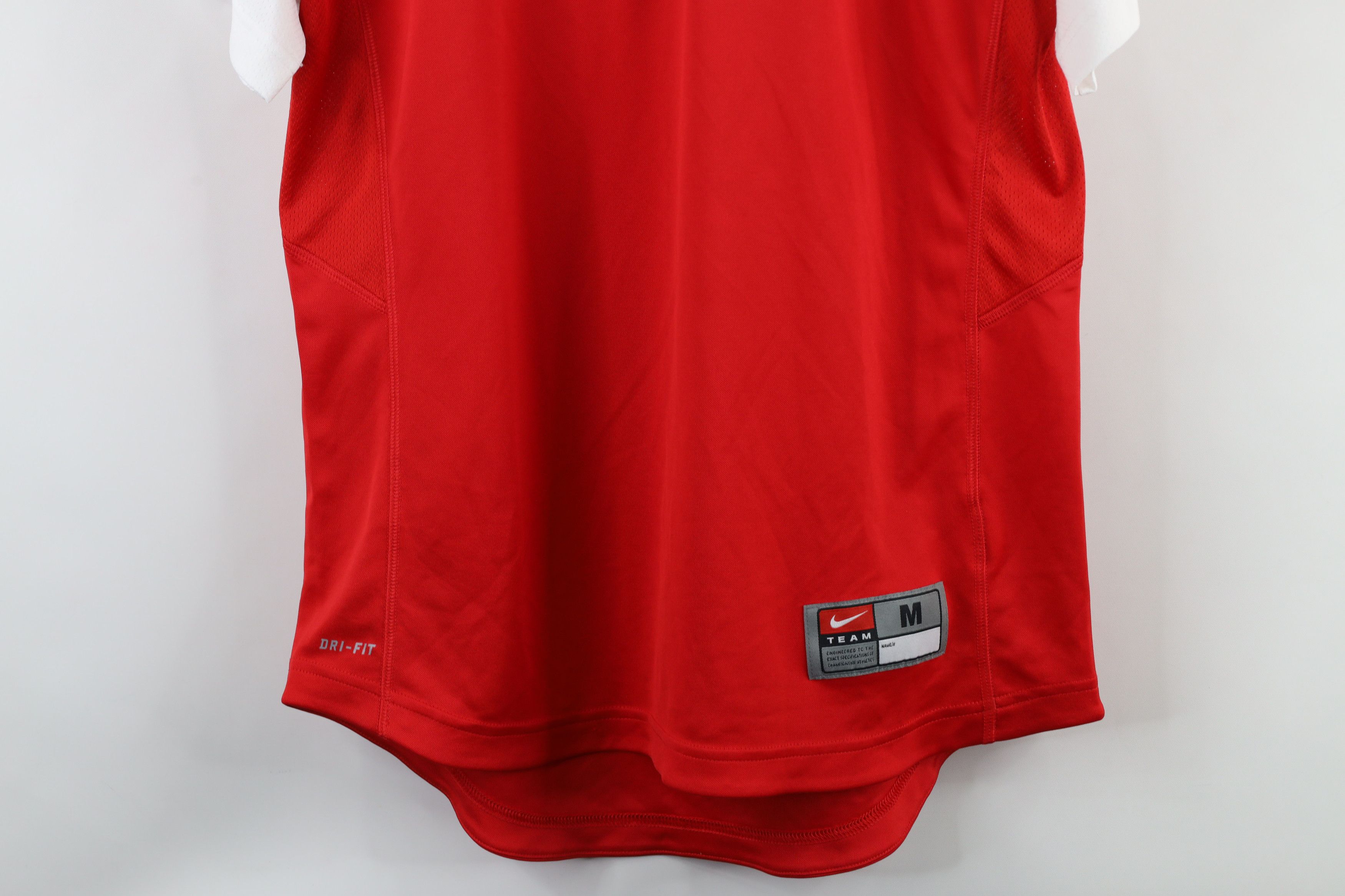 Nike × Vintage Nike Team USA Short Sleeve Softball Jersey Shirt Red #13 Size M / US 6-8 / IT 42-44 - 3 Thumbnail