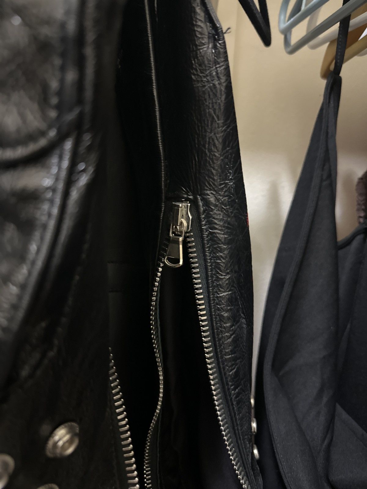 No Faith Studios MULTIPOCKET BAG CRACKED SHINY LEATHER 005 Size ONE SIZE - 7 Thumbnail