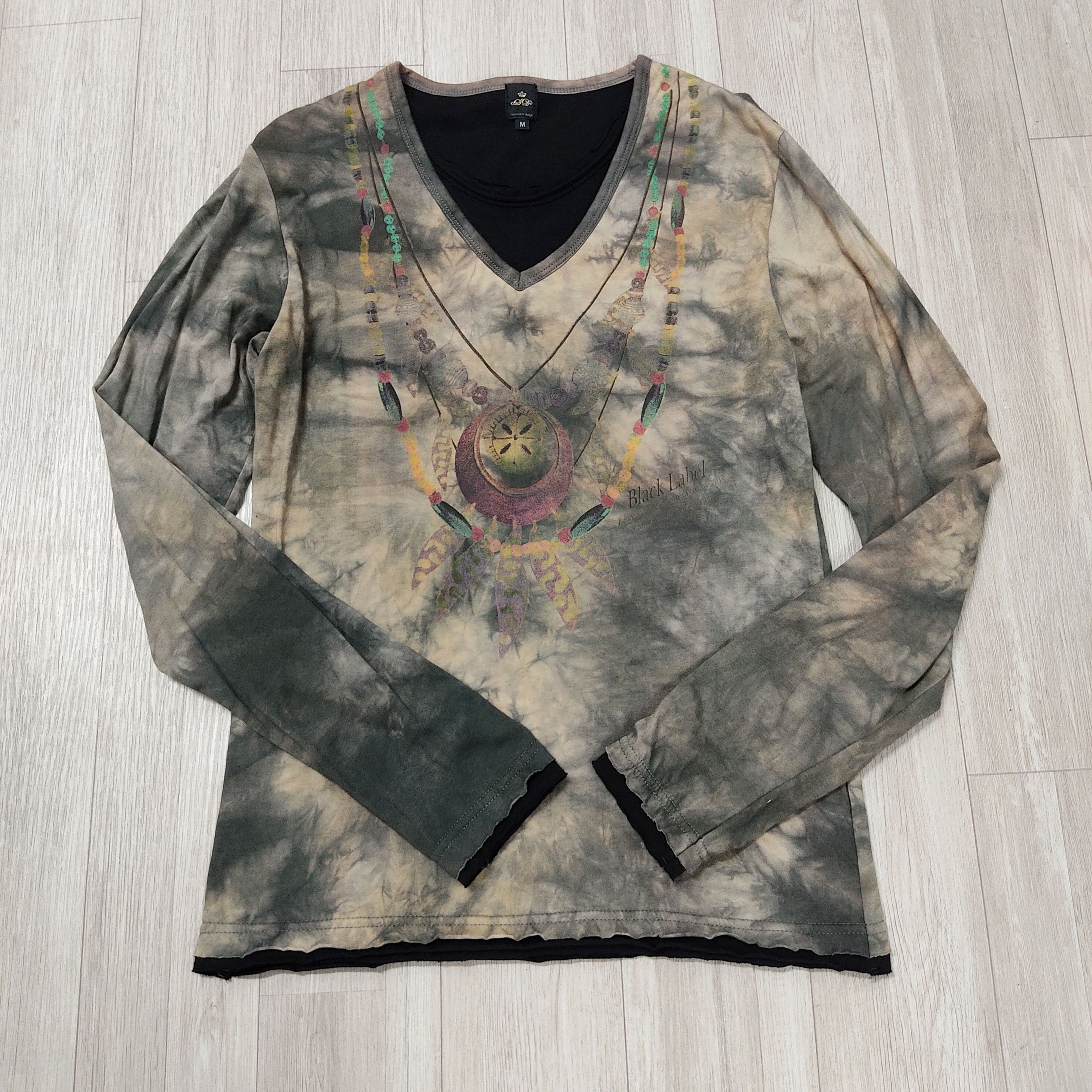 Beauty Beast SEMANTIC DESIGN Black Label Tribal Cotton Rayon T-shirt Size US M / EU 48-50 / 2 - 5 Thumbnail