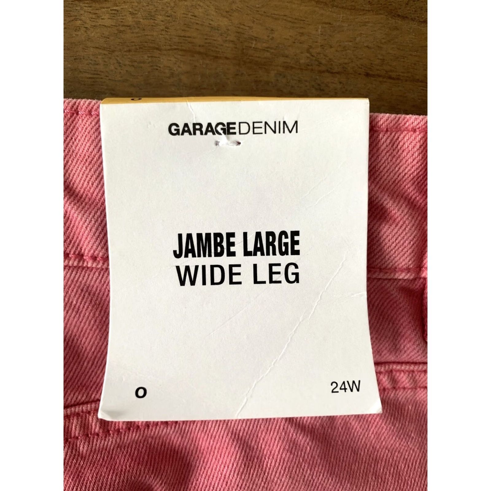 Garage Garage Jeans Women’s 0 26x33 Pink Wide-Leg Denim 90s Jambe NWT Shirt? Size 25" / US 0 / IT 36 - 4 Thumbnail