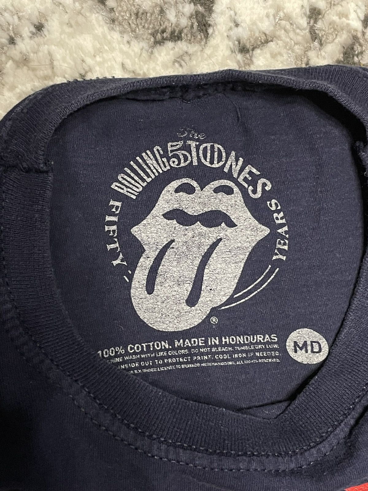 Band Tees × Vintage Vintage Rolling Stones 50 Years Live Hyde Park T-shirt Size US M / EU 48-50 / 2 - 6 Thumbnail