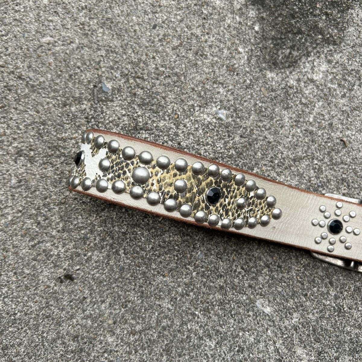 Kapital Vintage studded leather belt (Kapital Style) Size ONE SIZE - 7 Thumbnail