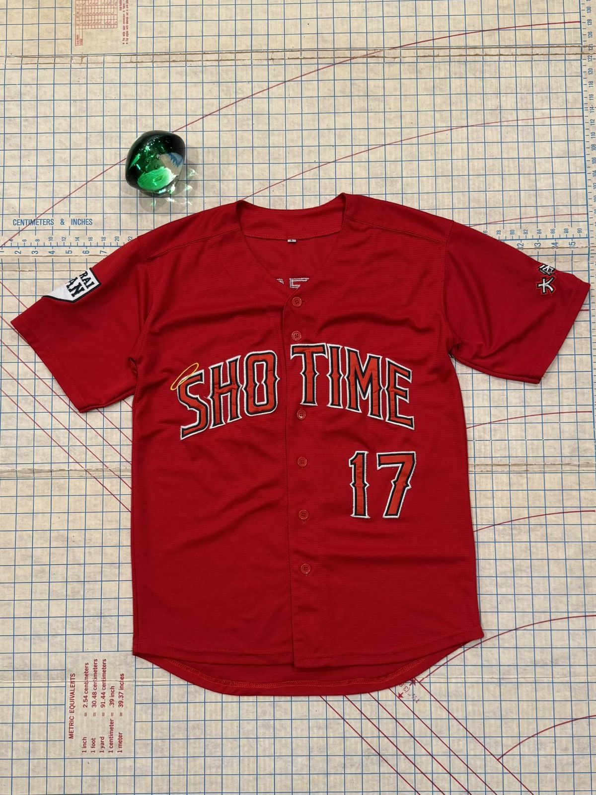 Vintage Shotime Baseball Jersey Mens Size Small Shohei Ohtani Red Size US S / EU 44-46 / 1 - 1 Thumbnail