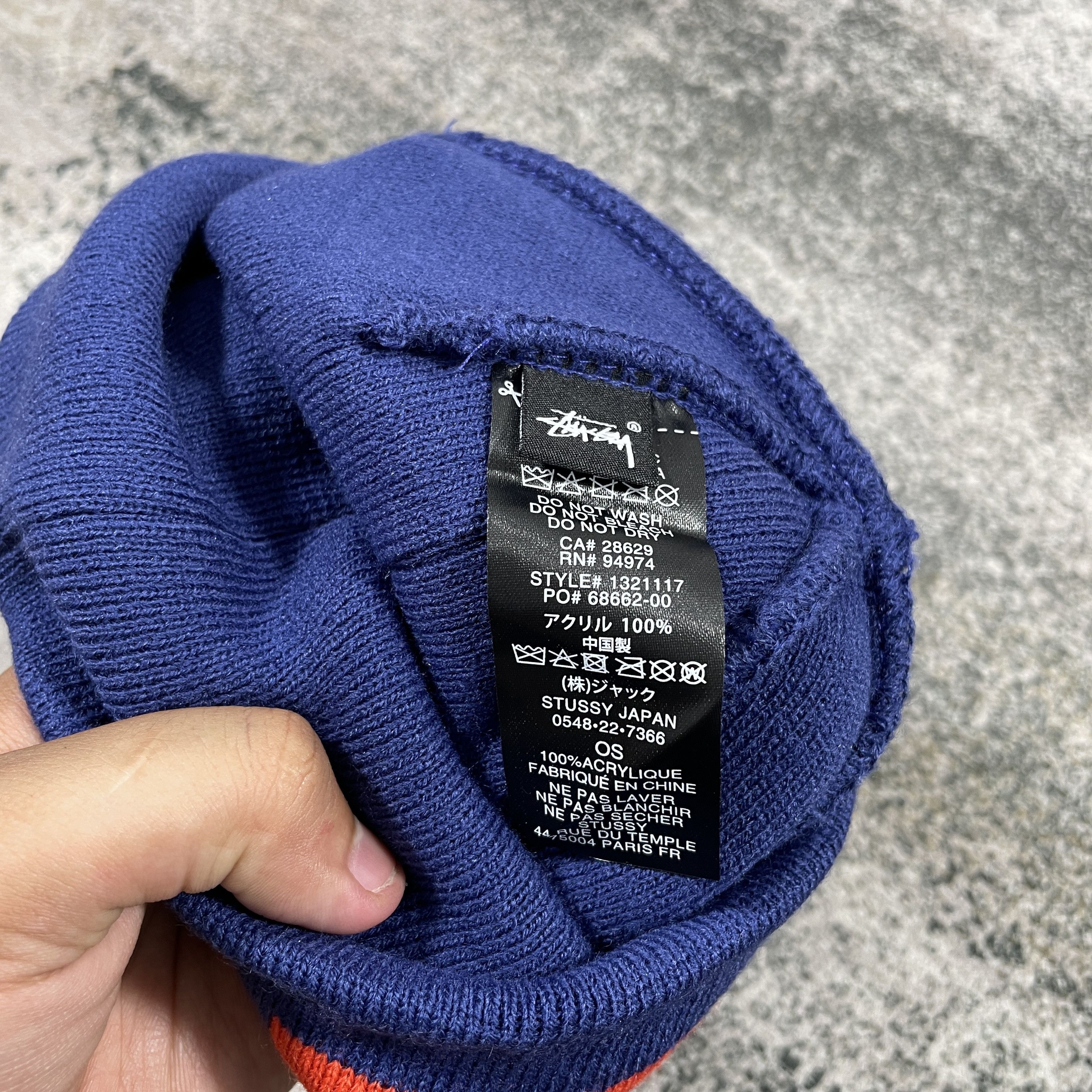 Stussy Stussy Big SS Link Skullcap Beanie - Royal Size ONE SIZE - 4 Thumbnail