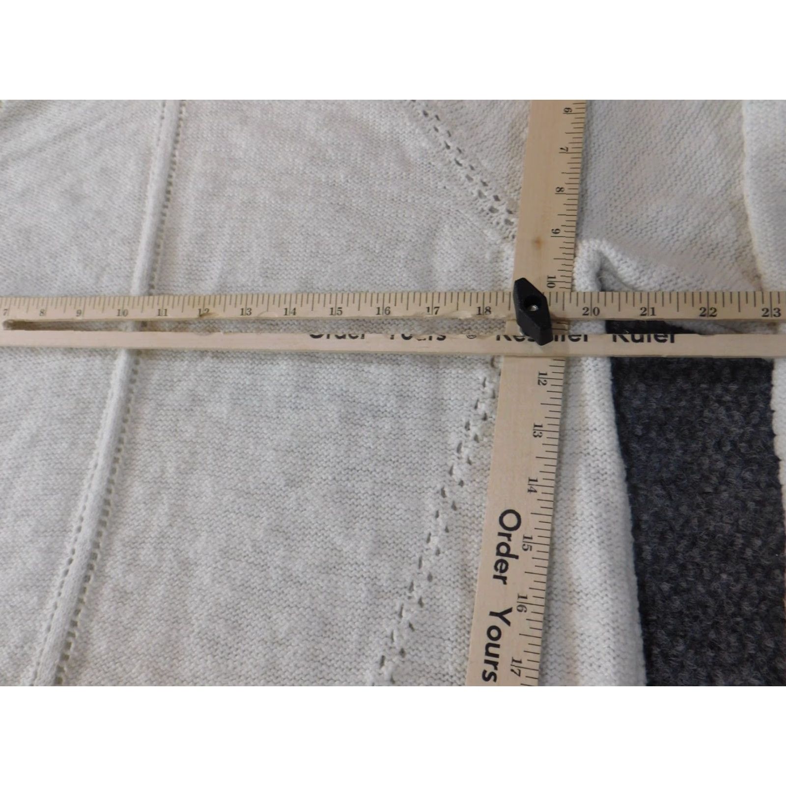 Loft LOFT White Crewneck Pullover Sweater XL Women Knit Acrylic Cotton Modern Rib Knit Casual Pullover Size XL / US 12-14 / IT 48-50 - 6 Thumbnail