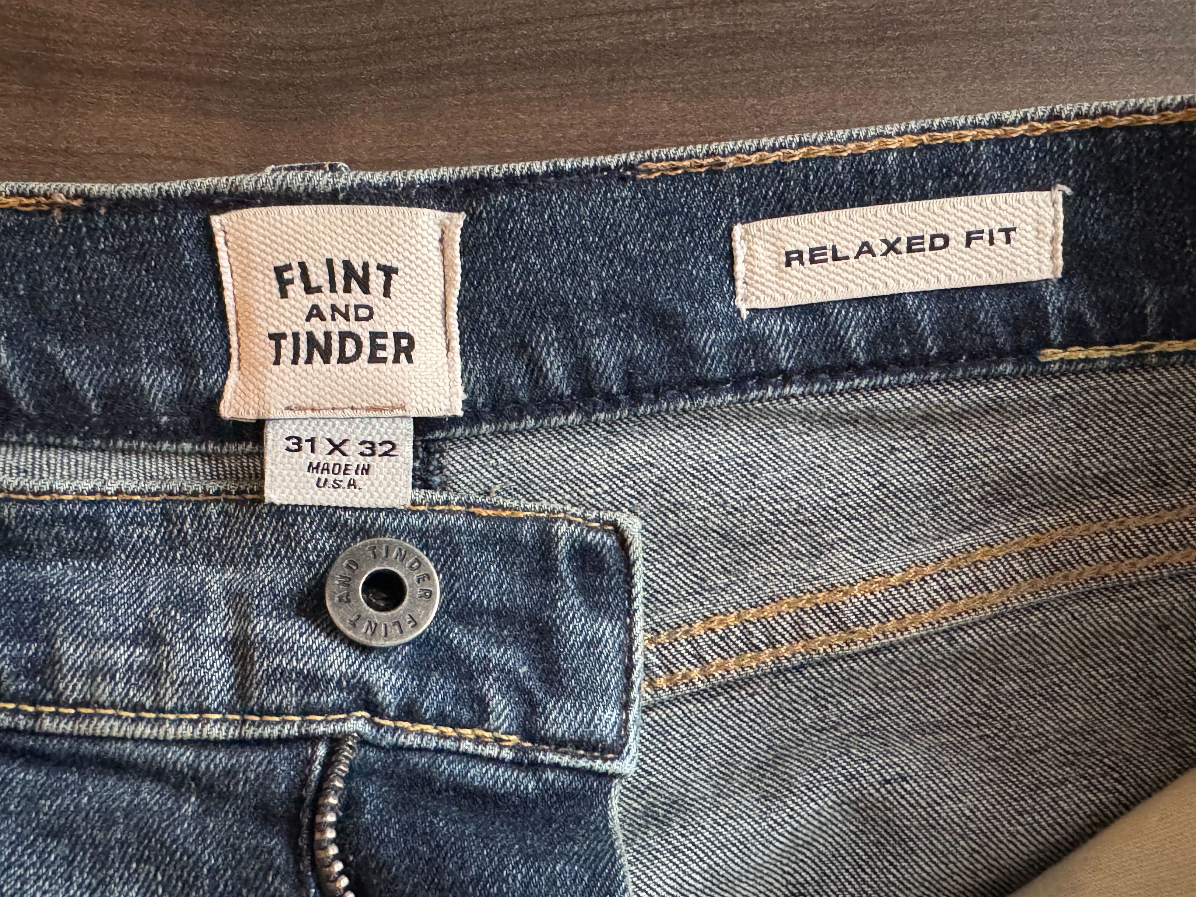 Flint And Tinder Flint & Tinder All-American Relaxed Straight Jean 31x30 Size US 31 - 3 Thumbnail