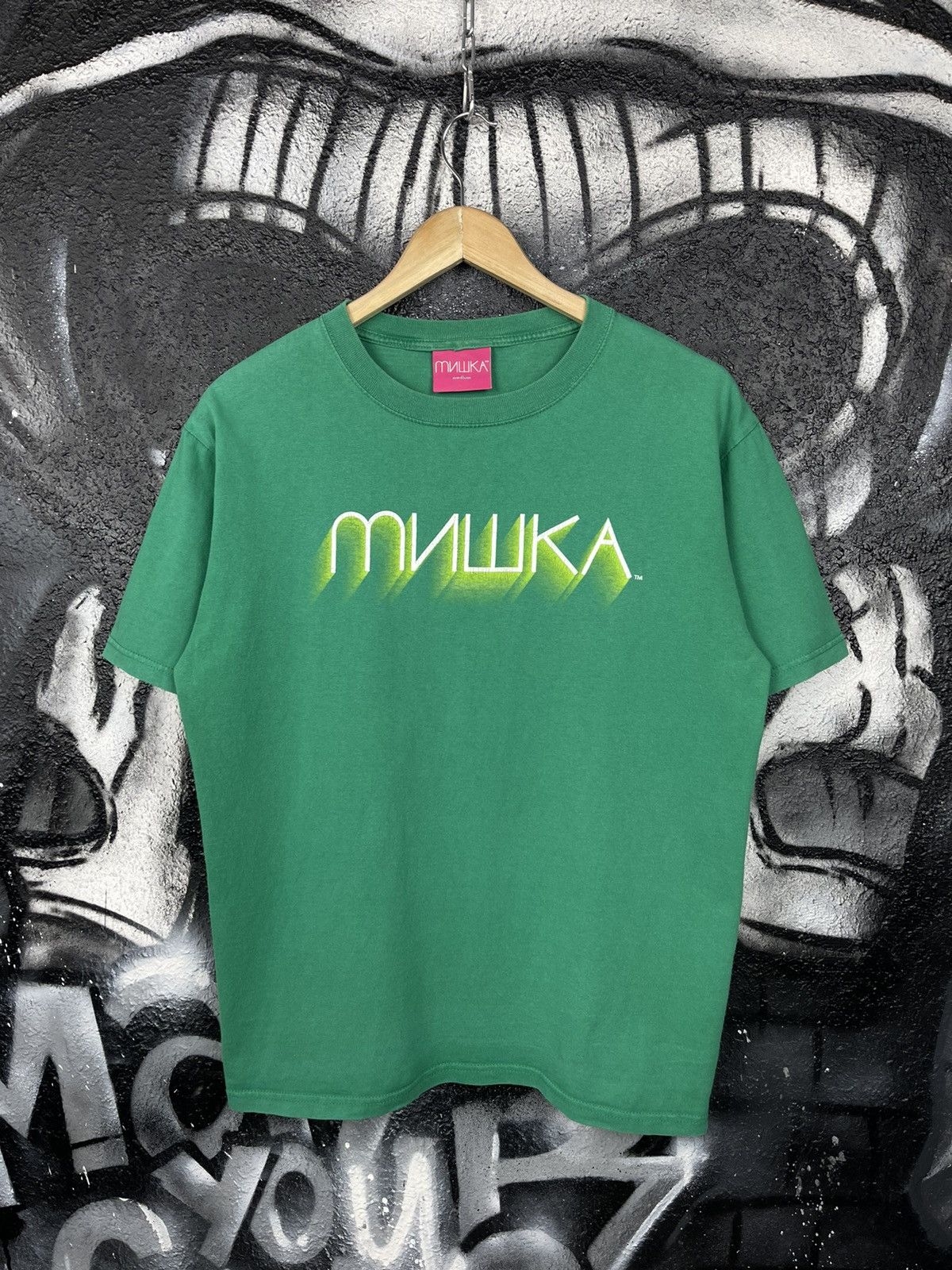 Mishka Mishka NYC Vintage Green T- Shirt Front Logo Men’s Size M Size US M / EU 48-50 / 2 - 2 Thumbnail